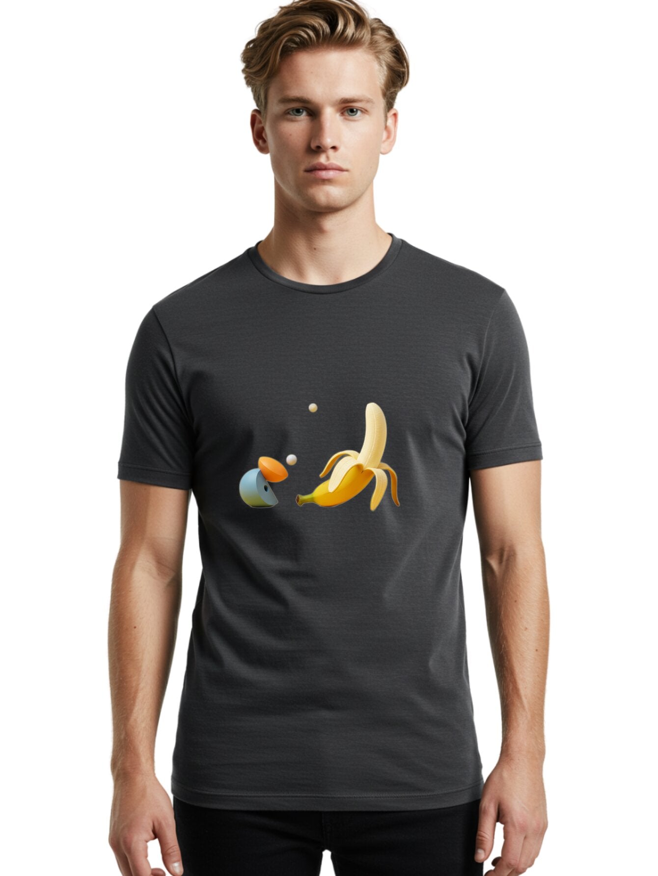 Fish-And-Banana Men'S Graphic Tee, 100% Cotton, Comfortable Casual Summer Wear, Machine Washable, Vintage Camera, Old Camera, Antique Camera, Black Camera, Classic Photography, Photography Equipment, Nostalgic Device, Film Camera, Camera Art Baq818 30