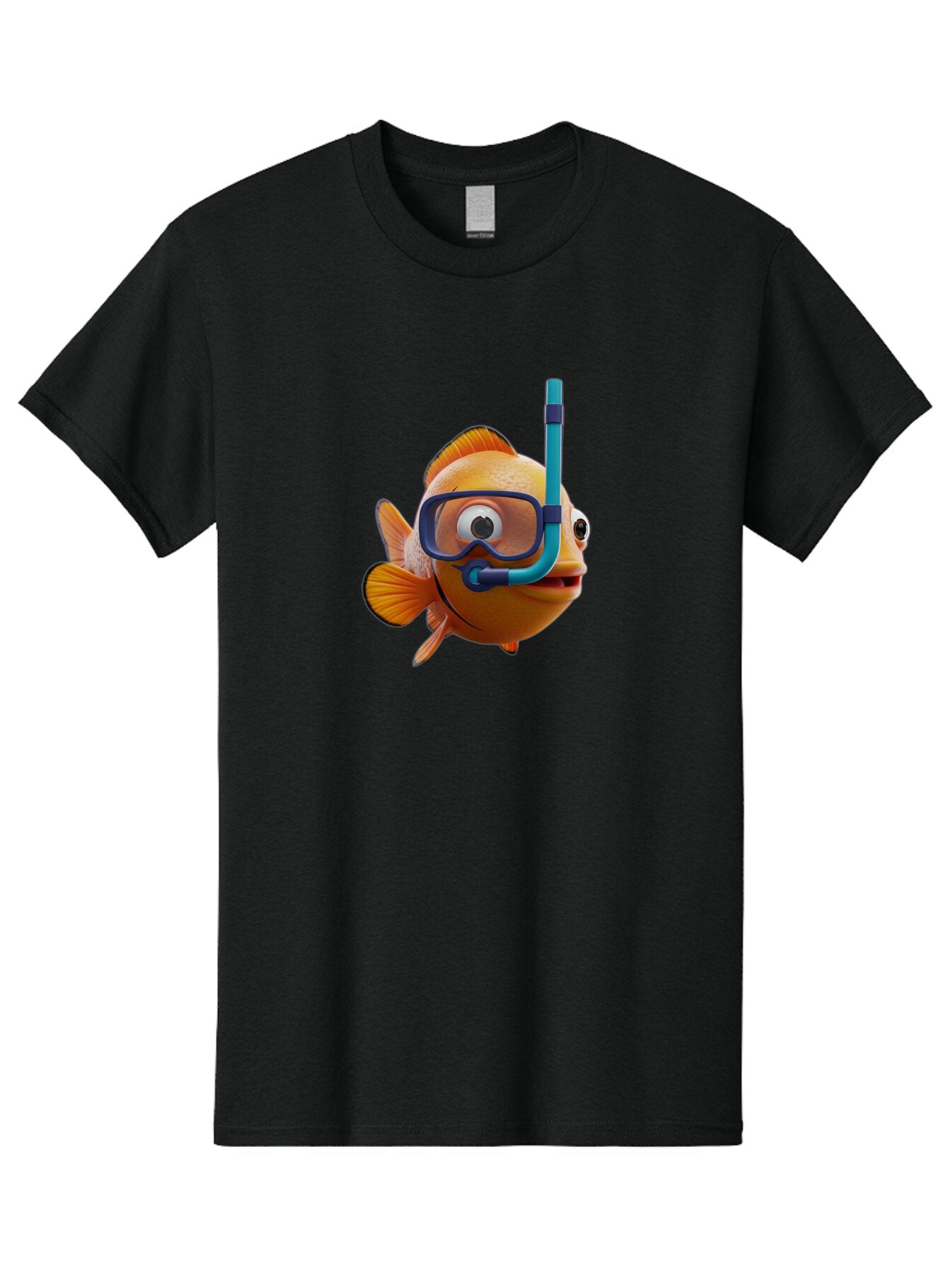 Fish-With-Snorkel Men'S Graphic Tee, 100% Cotton, Comfortable Casual Summer Wear, Machine Washable, Vintage Camera, Old Camera, Antique Camera, Black Camera, Classic Photography, Photography Equipment, Nostalgic Device, Film Camera, Camera Art Baq819 3