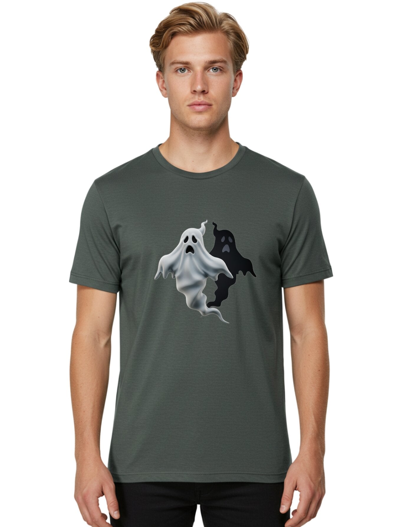Floating-Ghost Men'S Graphic Tee, 100% Cotton, Comfortable Casual Summer Wear, Machine Washable, Vintage Camera, Old Camera, Antique Camera, Black Camera, Classic Photography, Photography Equipment, Nostalgic Device, Film Camera, Camera Art Baq820 23