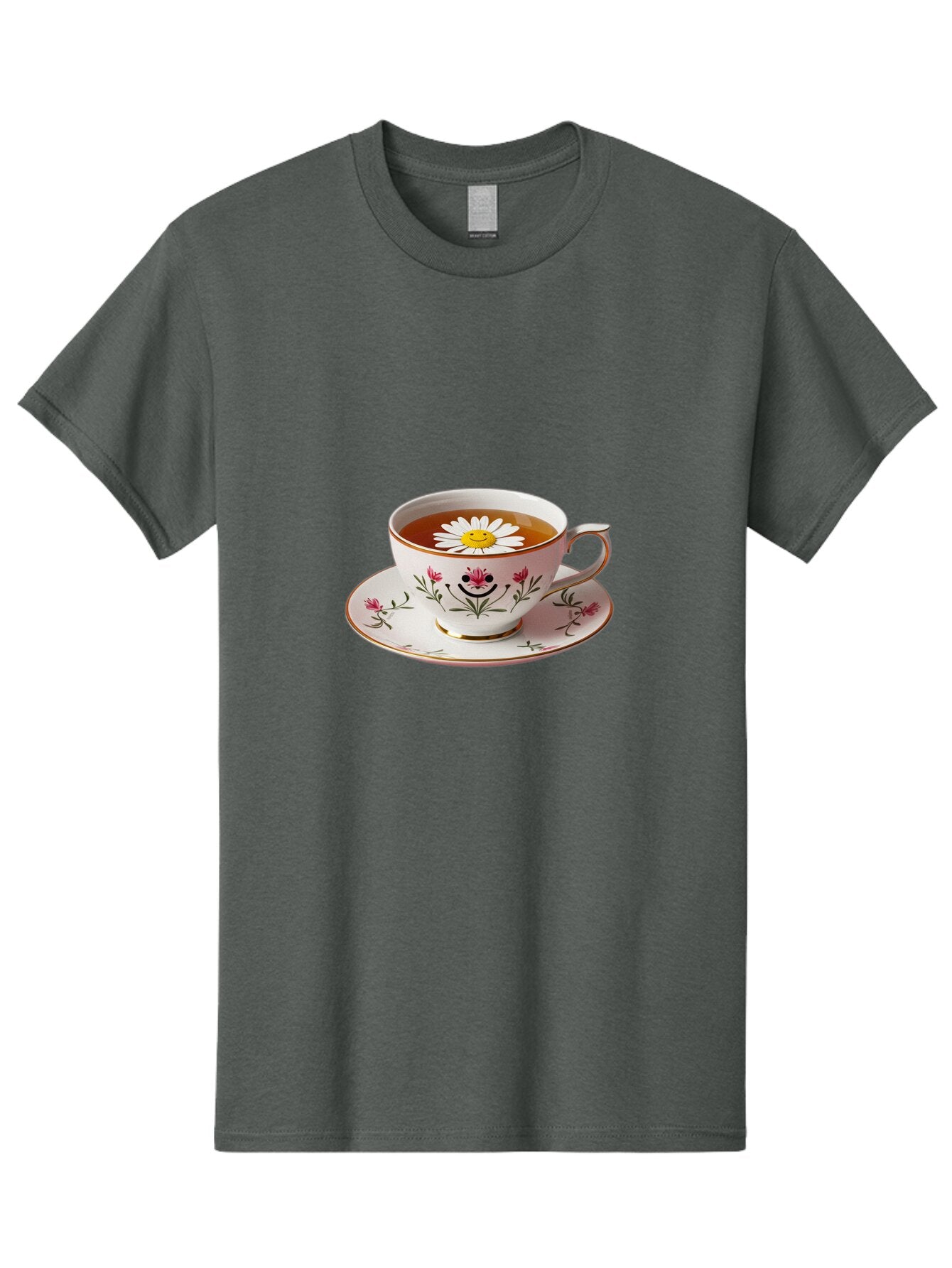 Floral-Teacup Men'S Graphic Tee, 100% Cotton, Comfortable Casual Summer Wear, Machine Washable, Vintage Camera, Old Camera, Antique Camera, Black Camera, Classic Photography, Photography Equipment, Nostalgic Device, Film Camera, Camera Art Baq823 12