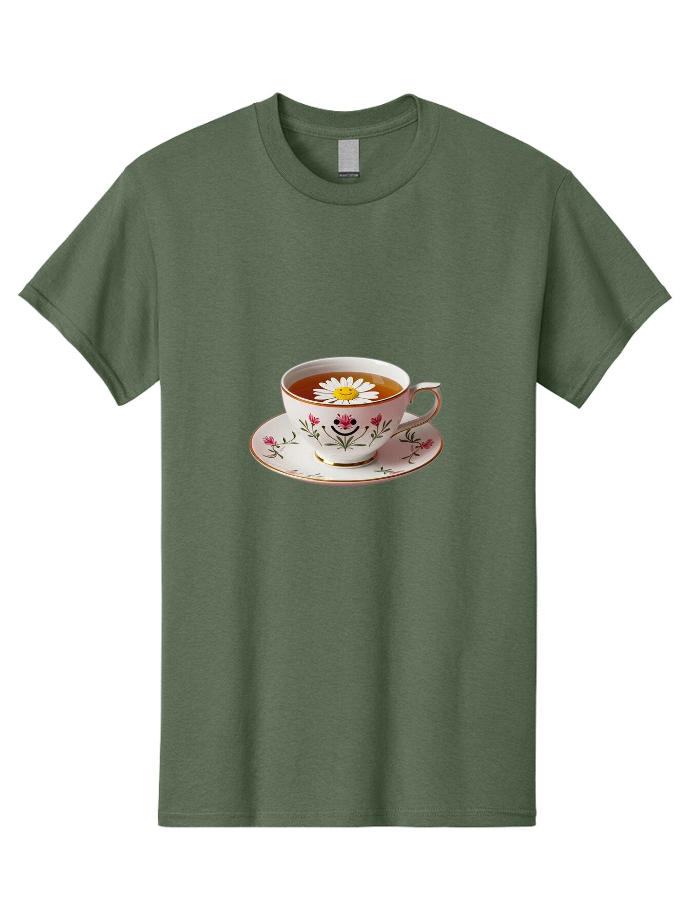 Floral-Teacup Men'S Graphic Tee, 100% Cotton, Comfortable Casual Summer Wear, Machine Washable, Vintage Camera, Old Camera, Antique Camera, Black Camera, Classic Photography, Photography Equipment, Nostalgic Device, Film Camera, Camera Art Baq823 5