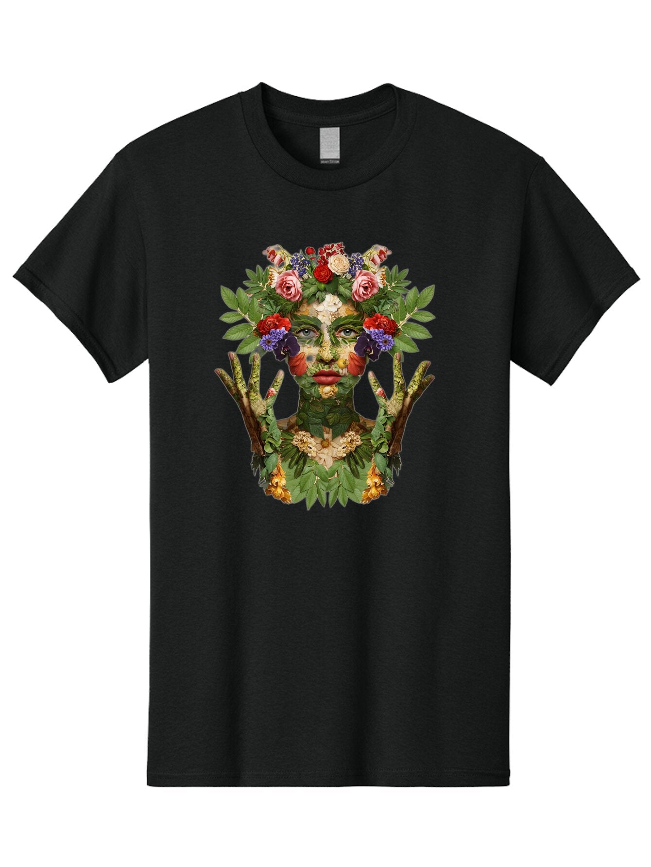Floral-Woman Men'S Graphic Tee, 100% Cotton, Comfortable Casual Summer Wear, Machine Washable, Vintage Camera, Old Camera, Antique Camera, Black Camera, Classic Photography, Photography Equipment, Nostalgic Device, Film Camera, Camera Art Baq824 5