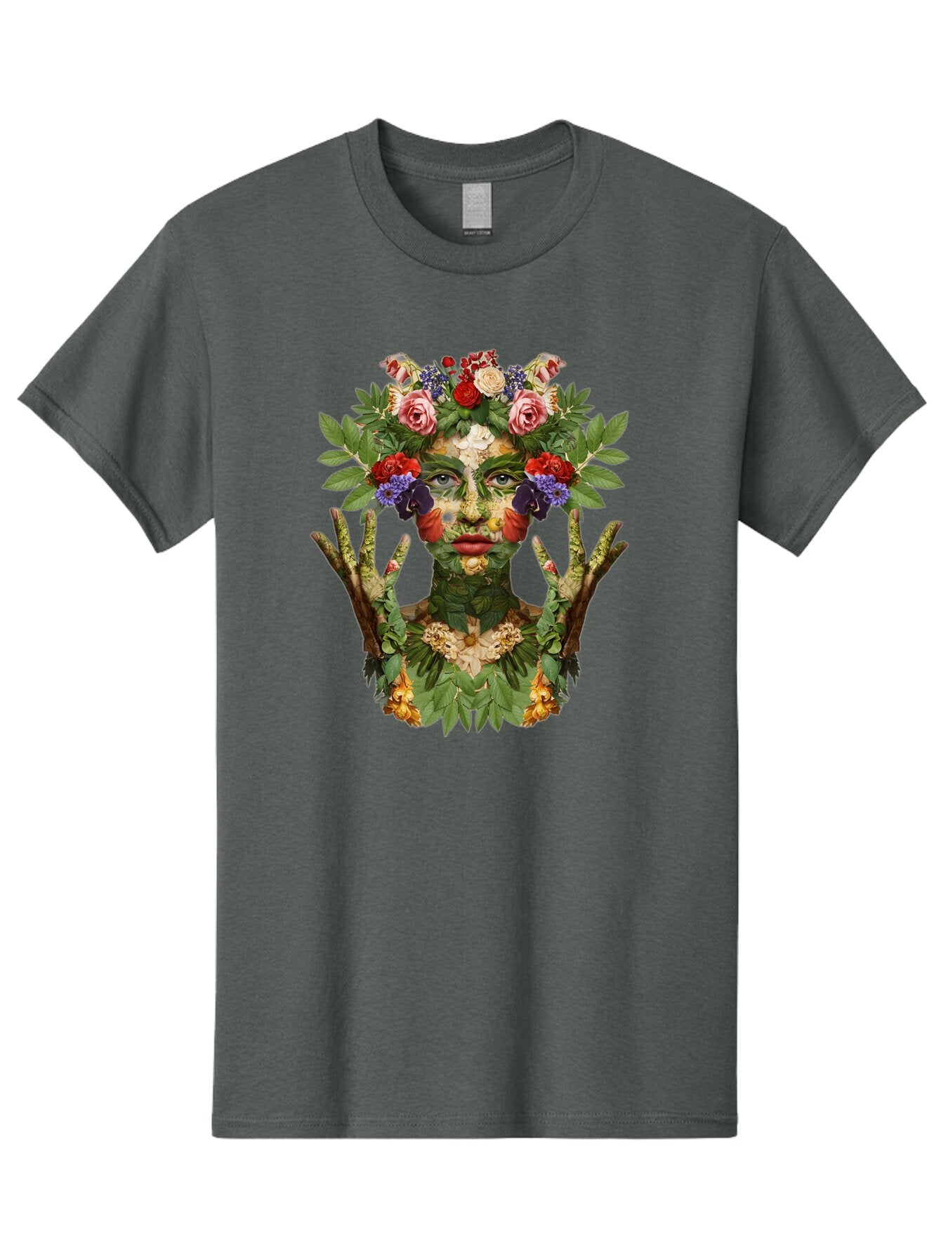 Floral-Woman Men'S Graphic Tee, 100% Cotton, Comfortable Casual Summer Wear, Machine Washable, Vintage Camera, Old Camera, Antique Camera, Black Camera, Classic Photography, Photography Equipment, Nostalgic Device, Film Camera, Camera Art Baq824 11