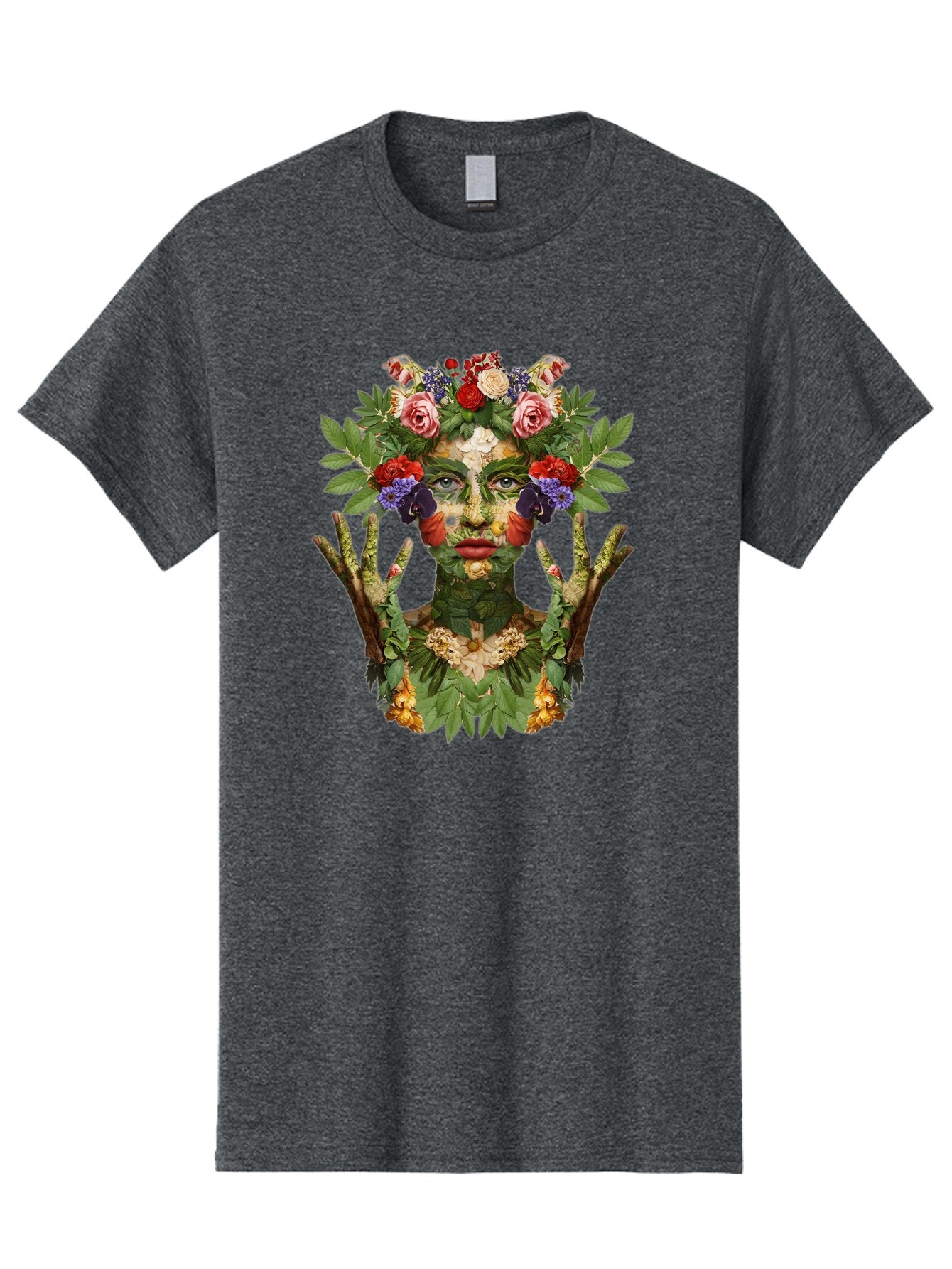 Floral-Woman Men'S Graphic Tee, 100% Cotton, Comfortable Casual Summer Wear, Machine Washable, Vintage Camera, Old Camera, Antique Camera, Black Camera, Classic Photography, Photography Equipment, Nostalgic Device, Film Camera, Camera Art Baq824 10