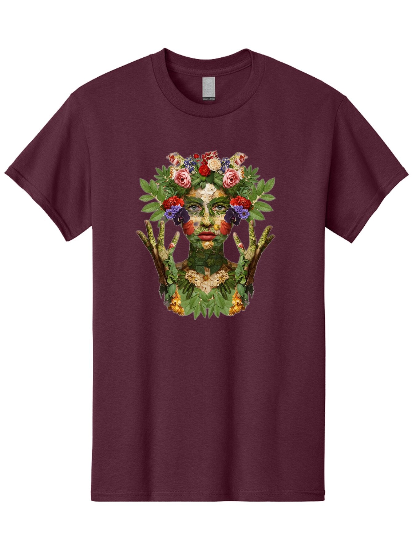 Floral-Woman Men'S Graphic Tee, 100% Cotton, Comfortable Casual Summer Wear, Machine Washable, Vintage Camera, Old Camera, Antique Camera, Black Camera, Classic Photography, Photography Equipment, Nostalgic Device, Film Camera, Camera Art Baq824 2