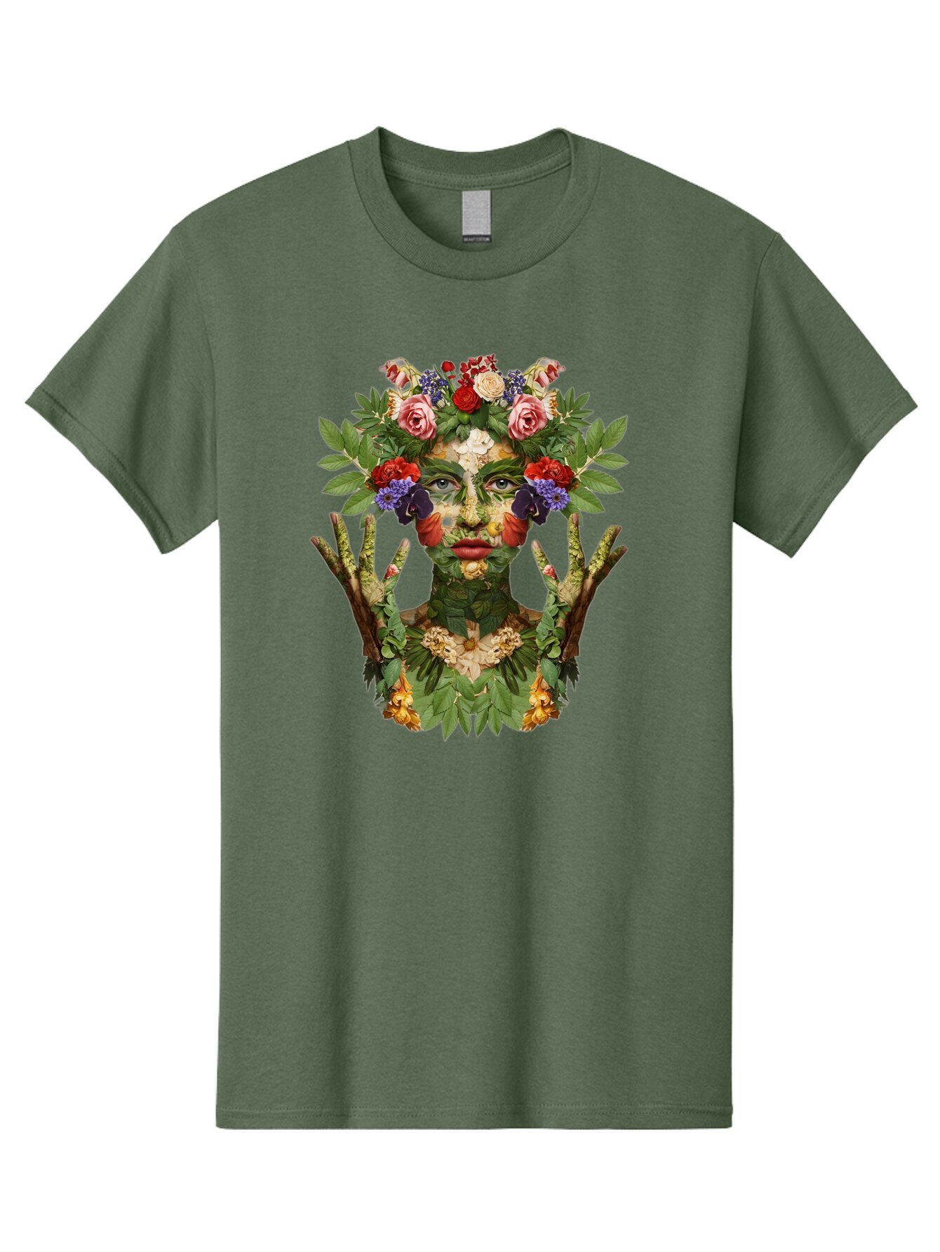 Floral-Woman Men'S Graphic Tee, 100% Cotton, Comfortable Casual Summer Wear, Machine Washable, Vintage Camera, Old Camera, Antique Camera, Black Camera, Classic Photography, Photography Equipment, Nostalgic Device, Film Camera, Camera Art Baq824 1