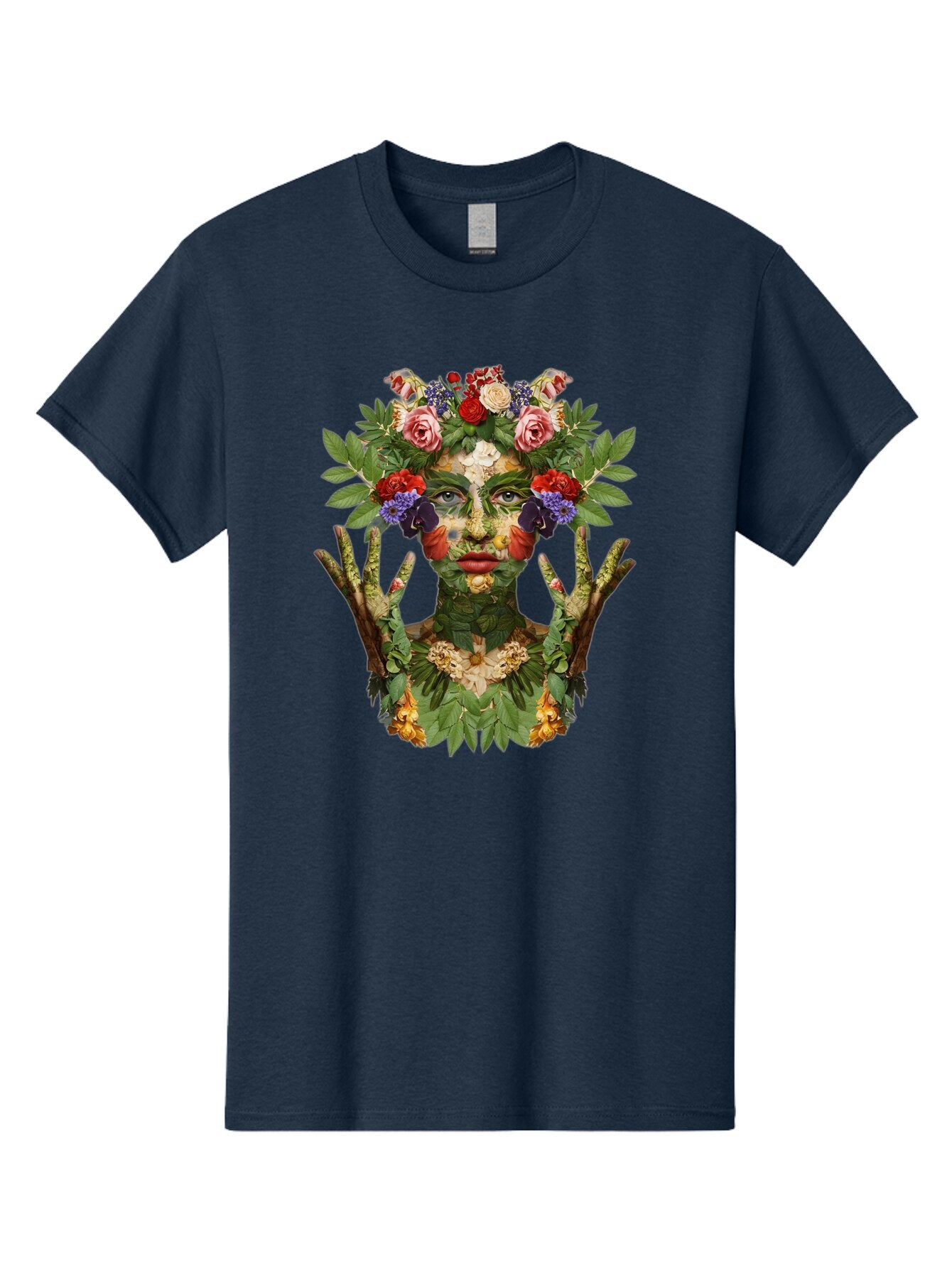 Floral-Woman Men'S Graphic Tee, 100% Cotton, Comfortable Casual Summer Wear, Machine Washable, Vintage Camera, Old Camera, Antique Camera, Black Camera, Classic Photography, Photography Equipment, Nostalgic Device, Film Camera, Camera Art Baq824 9