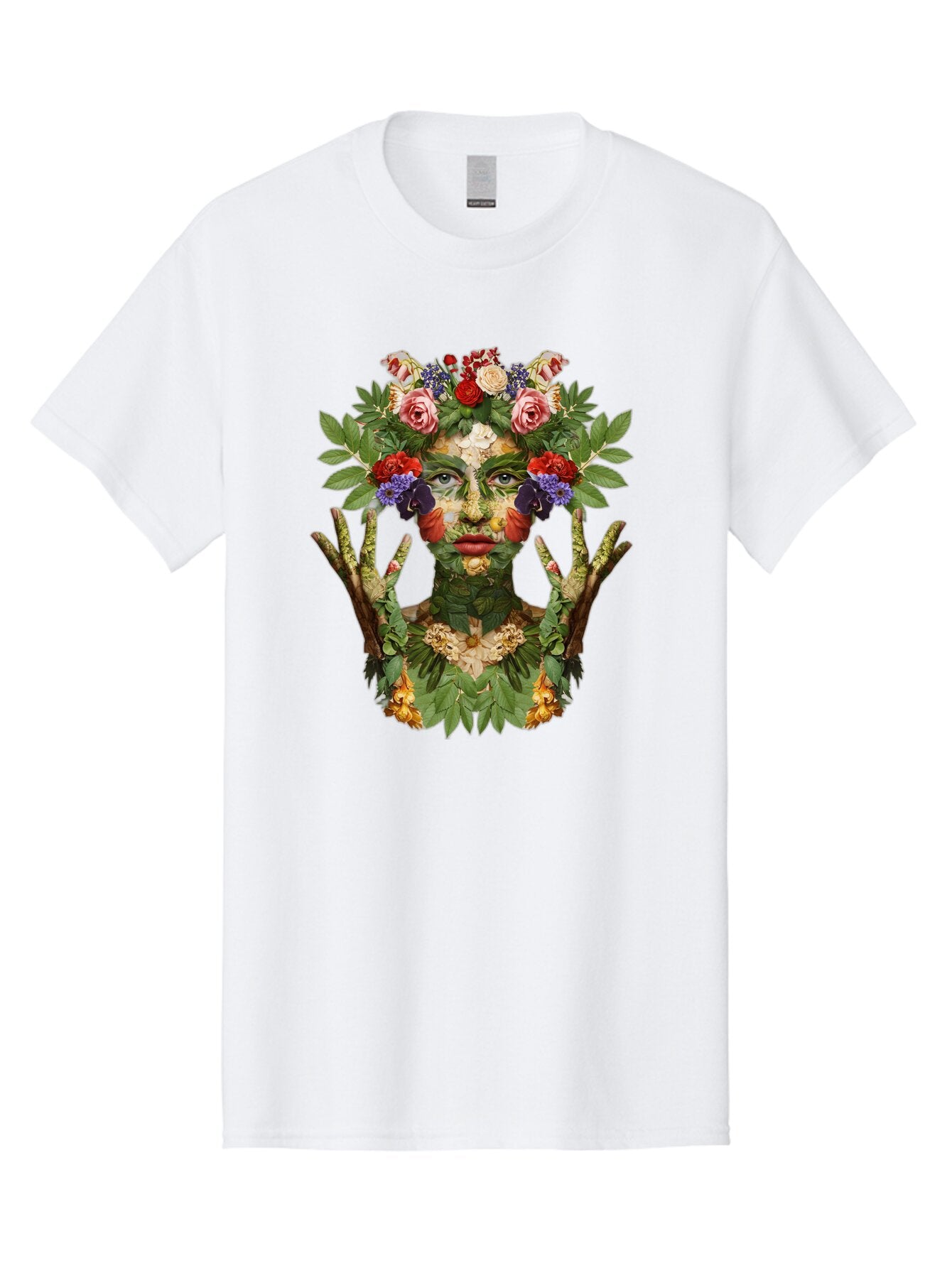 Floral-Woman Men'S Graphic Tee, 100% Cotton, Comfortable Casual Summer Wear, Machine Washable, Vintage Camera, Old Camera, Antique Camera, Black Camera, Classic Photography, Photography Equipment, Nostalgic Device, Film Camera, Camera Art Baq824 15