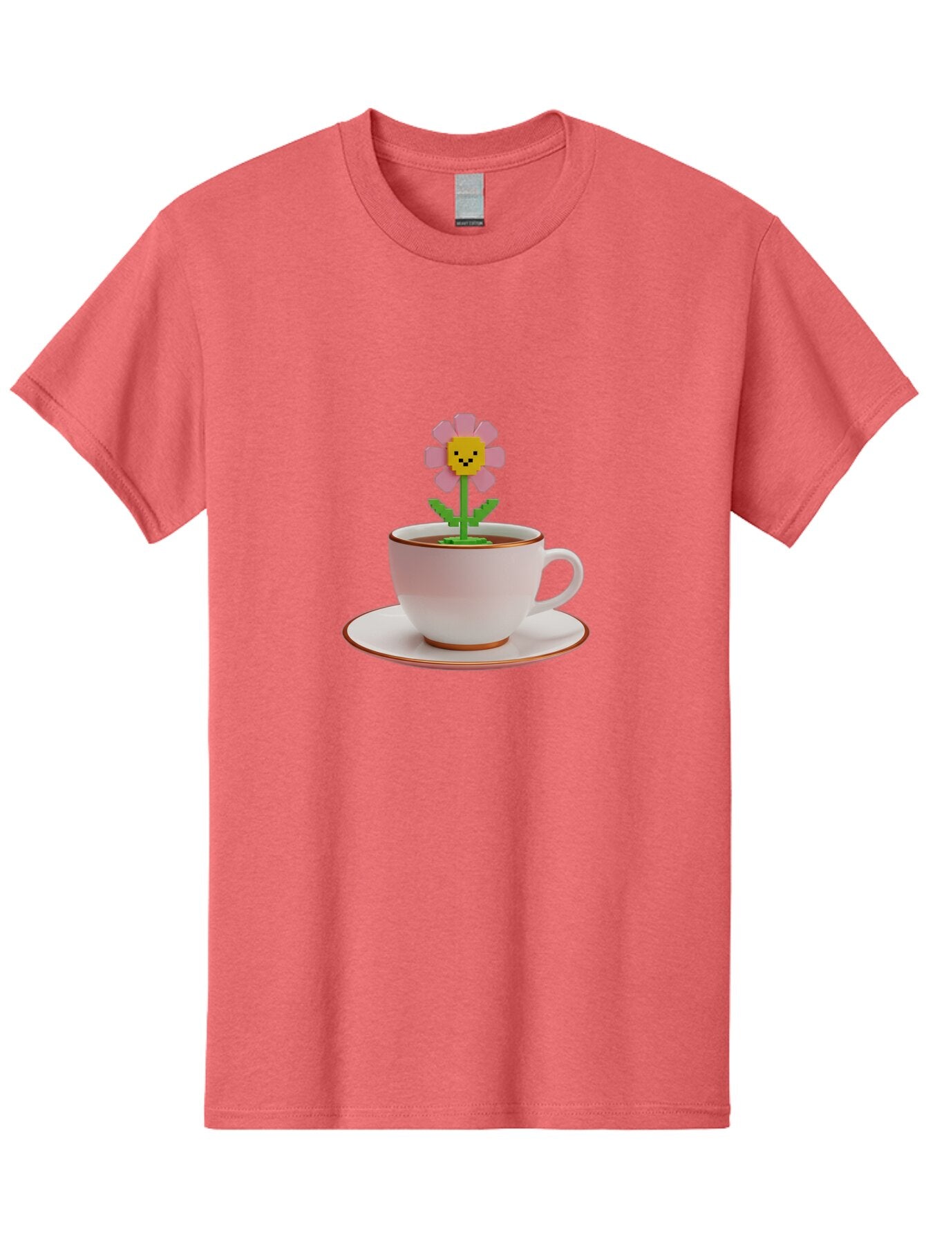 Flower-Tea-Cup Men'S Graphic Tee, 100% Cotton, Comfortable Casual Summer Wear, Machine Washable, Vintage Camera, Old Camera, Antique Camera, Black Camera, Classic Photography, Photography Equipment, Nostalgic Device, Film Camera, Camera Art Baq826 4