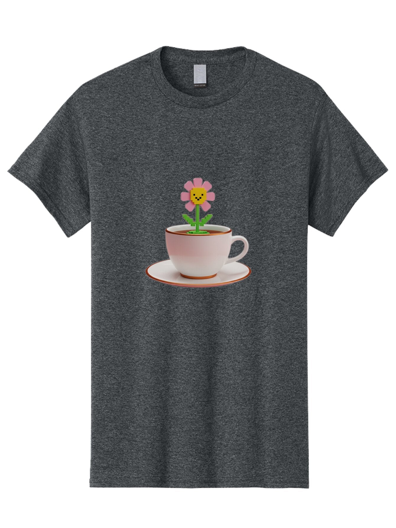 Flower-Tea-Cup Men'S Graphic Tee, 100% Cotton, Comfortable Casual Summer Wear, Machine Washable, Vintage Camera, Old Camera, Antique Camera, Black Camera, Classic Photography, Photography Equipment, Nostalgic Device, Film Camera, Camera Art Baq826 12