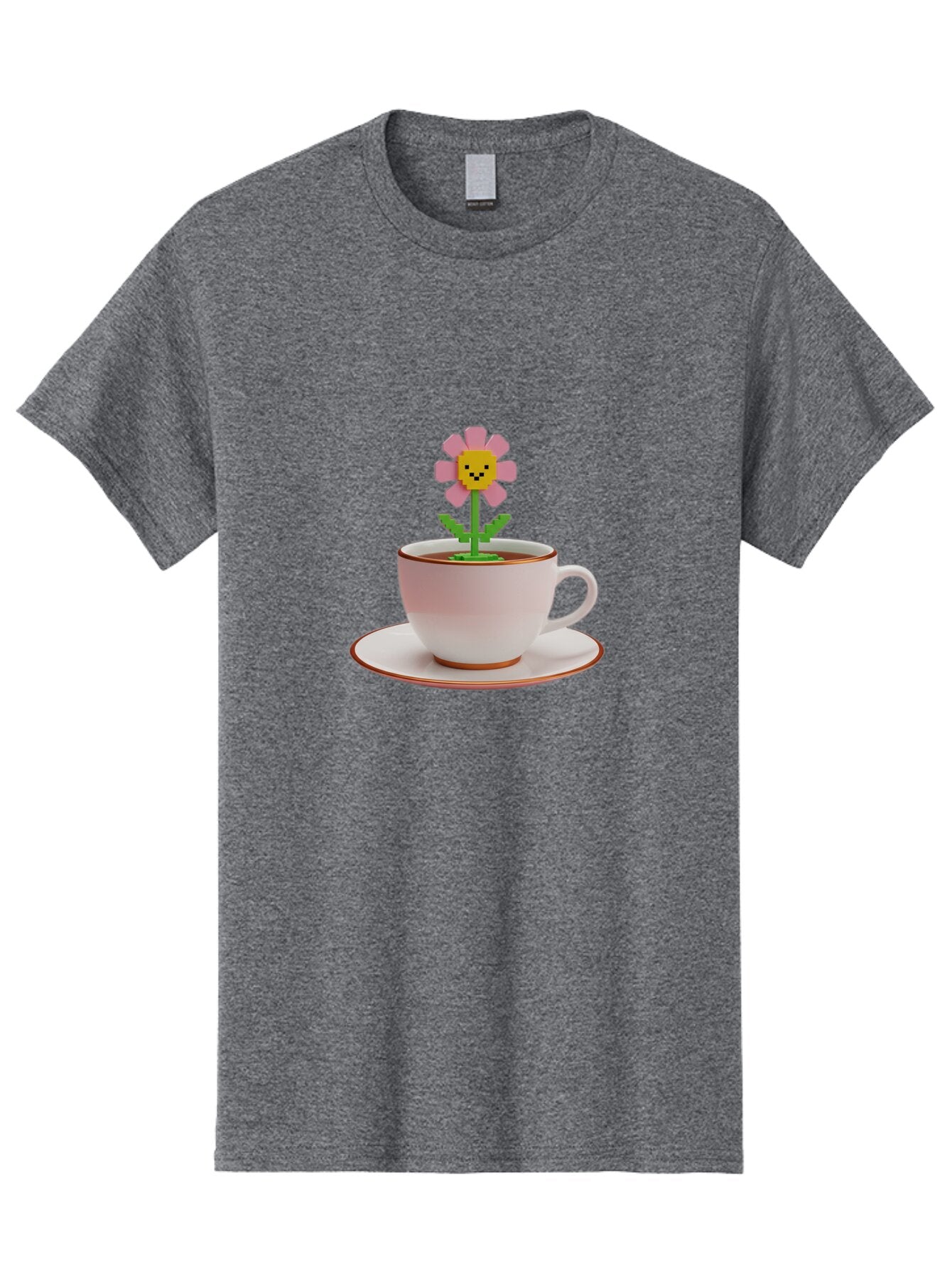 Flower-Tea-Cup Men'S Graphic Tee, 100% Cotton, Comfortable Casual Summer Wear, Machine Washable, Vintage Camera, Old Camera, Antique Camera, Black Camera, Classic Photography, Photography Equipment, Nostalgic Device, Film Camera, Camera Art Baq826 11