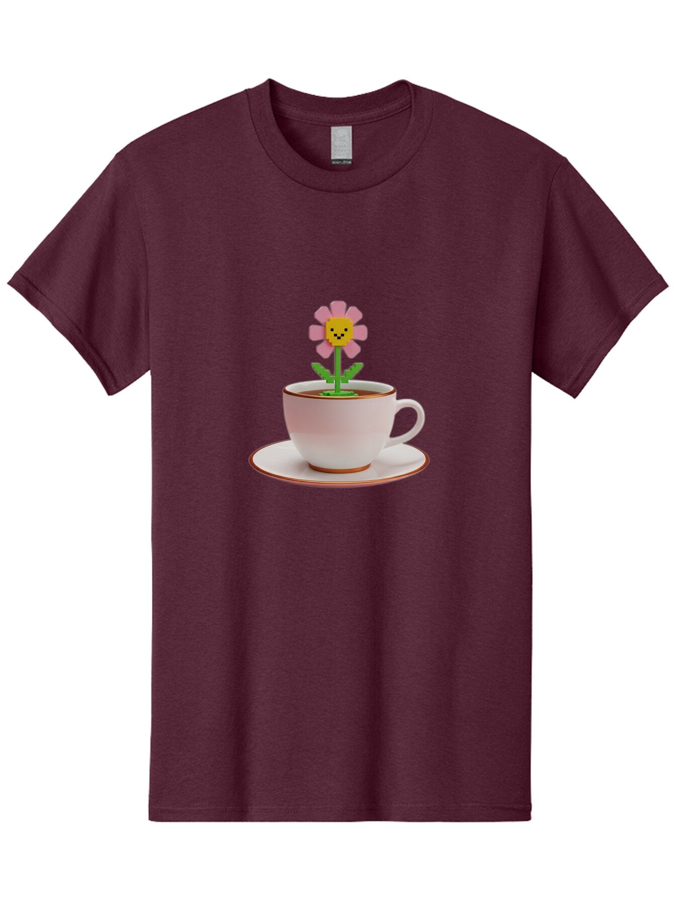 Flower-Tea-Cup Men'S Graphic Tee, 100% Cotton, Comfortable Casual Summer Wear, Machine Washable, Vintage Camera, Old Camera, Antique Camera, Black Camera, Classic Photography, Photography Equipment, Nostalgic Device, Film Camera, Camera Art Baq826 15