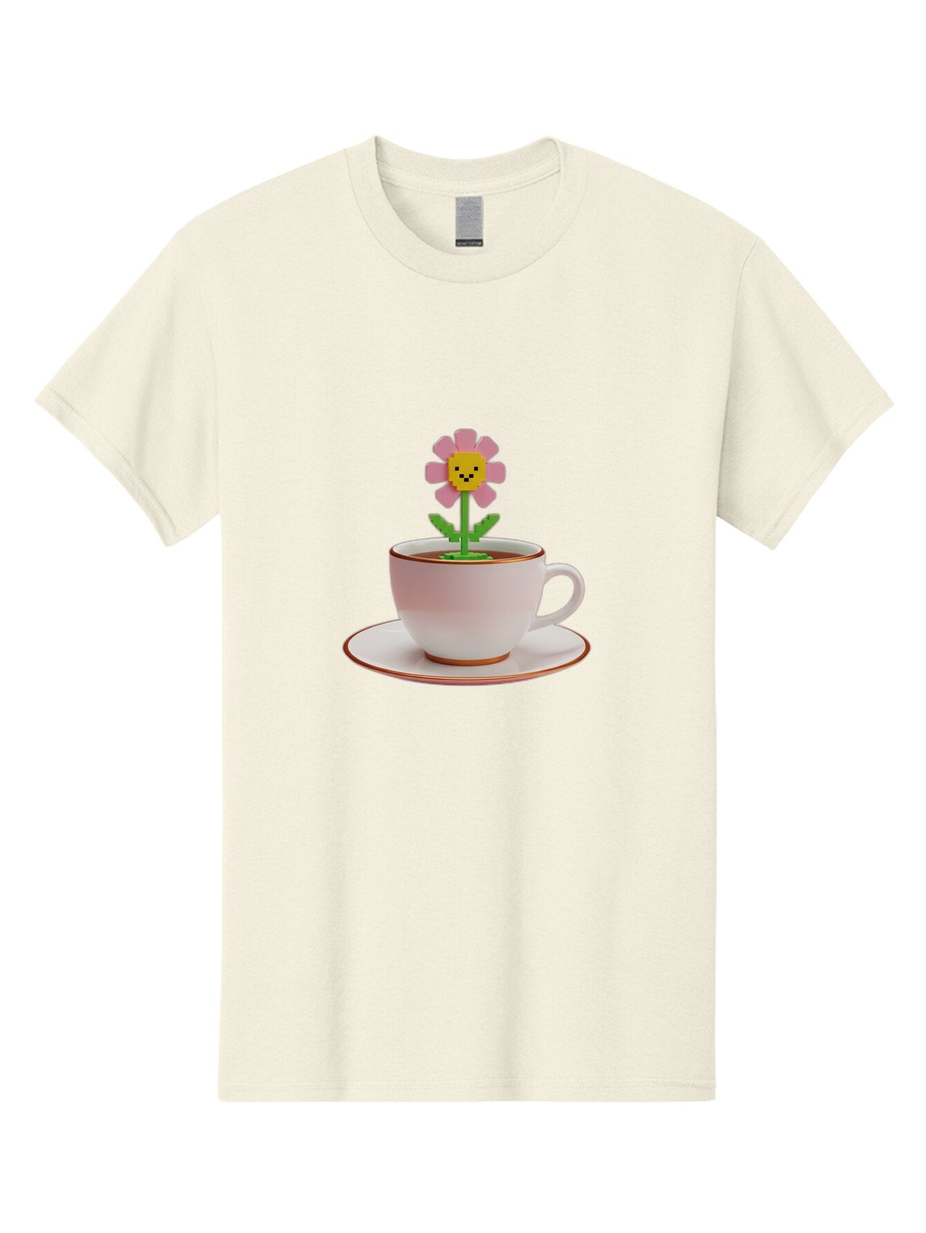 Flower-Tea-Cup Men'S Graphic Tee, 100% Cotton, Comfortable Casual Summer Wear, Machine Washable, Vintage Camera, Old Camera, Antique Camera, Black Camera, Classic Photography, Photography Equipment, Nostalgic Device, Film Camera, Camera Art Baq826 3