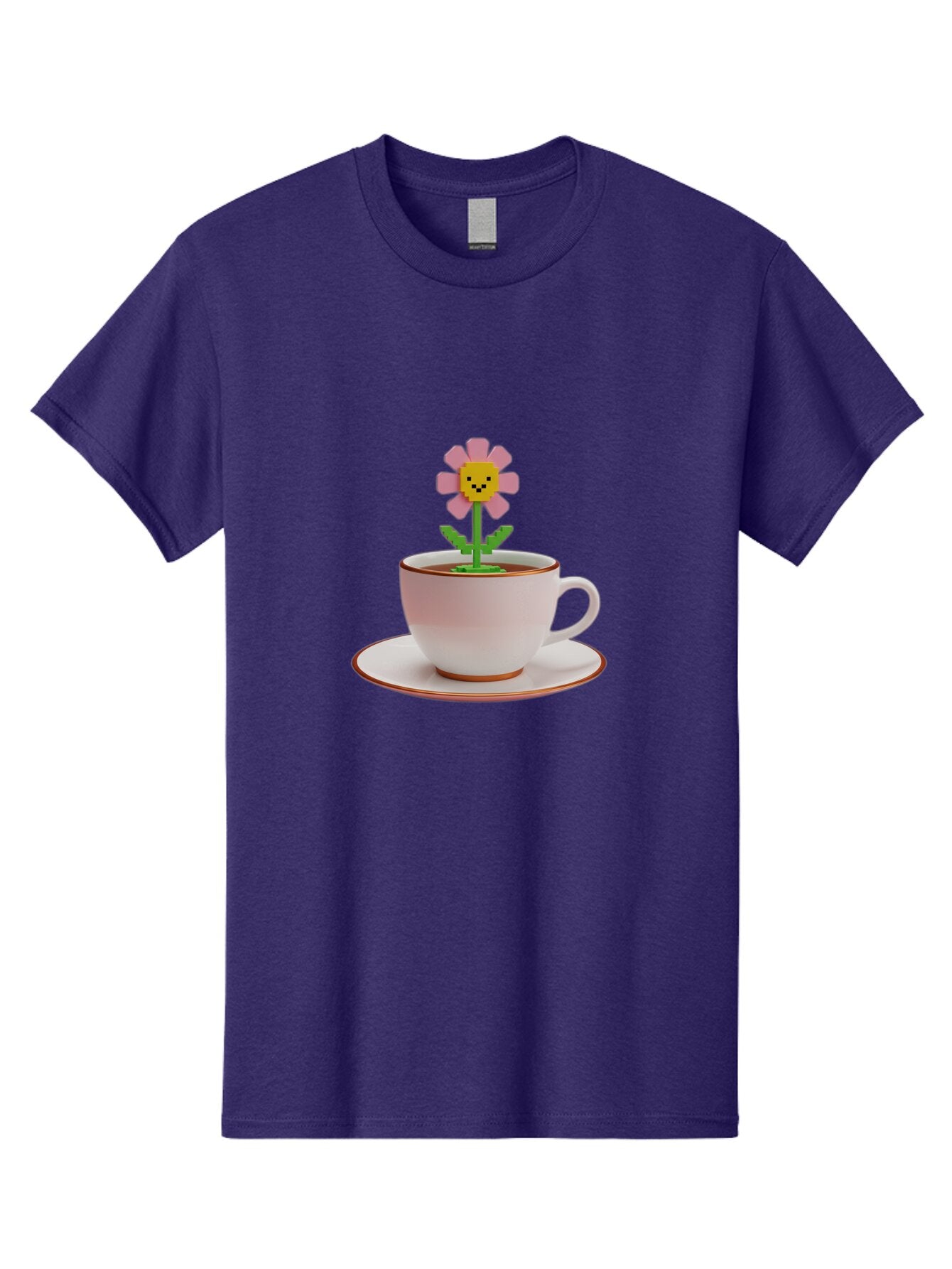 Flower-Tea-Cup Men'S Graphic Tee, 100% Cotton, Comfortable Casual Summer Wear, Machine Washable, Vintage Camera, Old Camera, Antique Camera, Black Camera, Classic Photography, Photography Equipment, Nostalgic Device, Film Camera, Camera Art Baq826 7