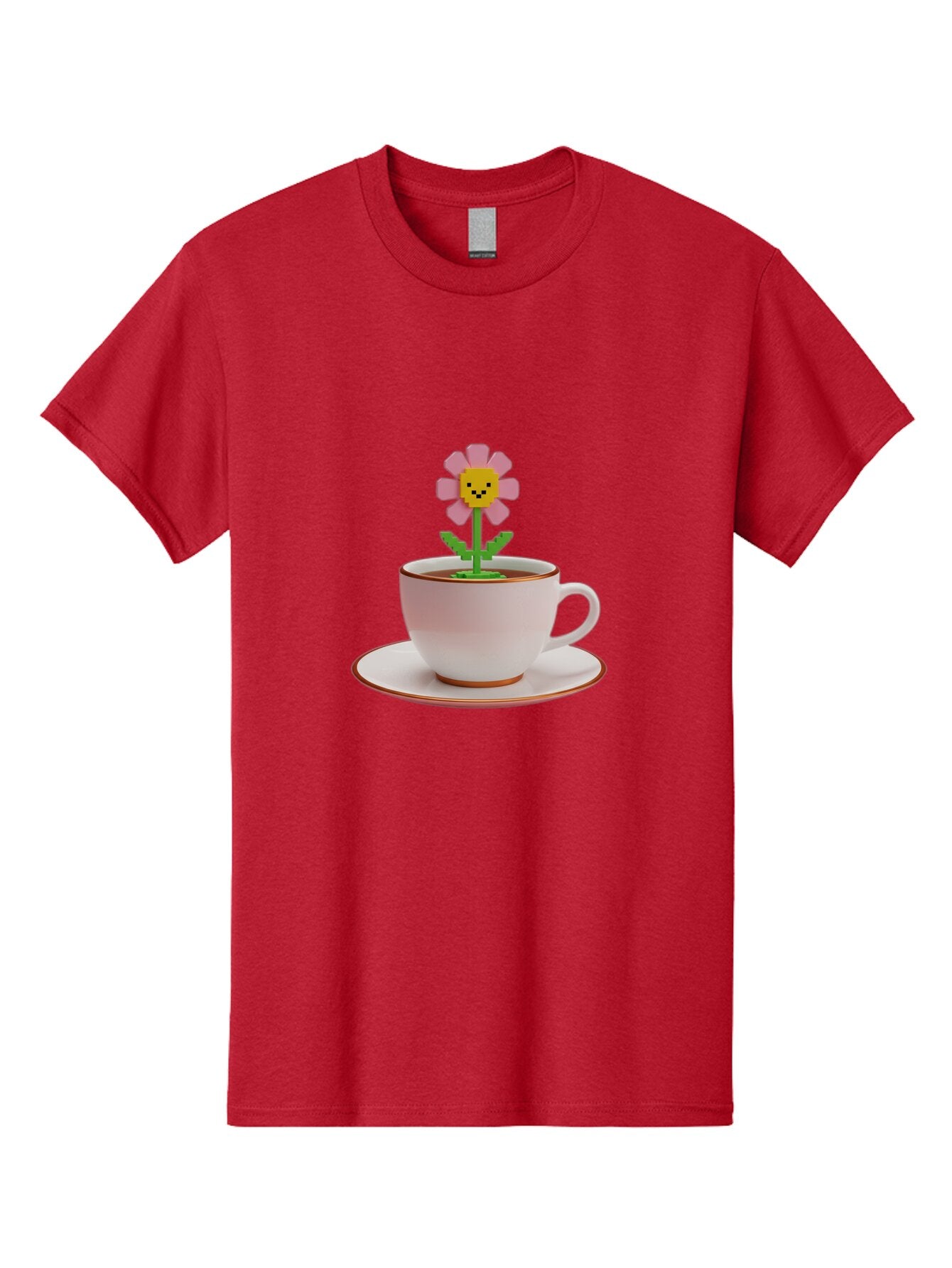 Flower-Tea-Cup Men'S Graphic Tee, 100% Cotton, Comfortable Casual Summer Wear, Machine Washable, Vintage Camera, Old Camera, Antique Camera, Black Camera, Classic Photography, Photography Equipment, Nostalgic Device, Film Camera, Camera Art Baq826 10