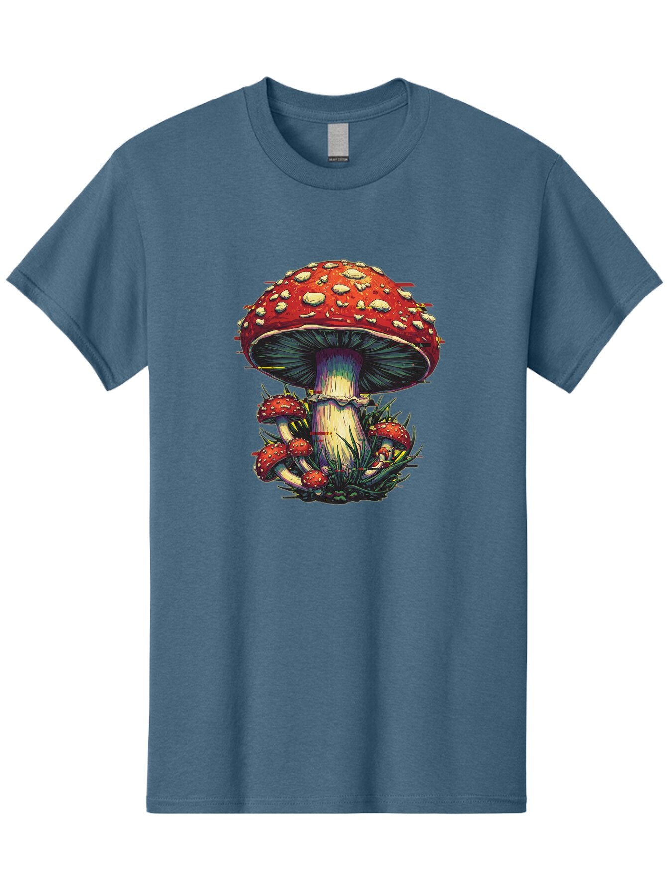 Fly-Agaric-Mushroom Men'S Graphic Tee, 100% Cotton, Comfortable Casual Summer Wear, Machine Washable, Vintage Camera, Old Camera, Antique Camera, Black Camera, Classic Photography, Photography Equipment, Nostalgic Device, Film Camera, Baq827 5