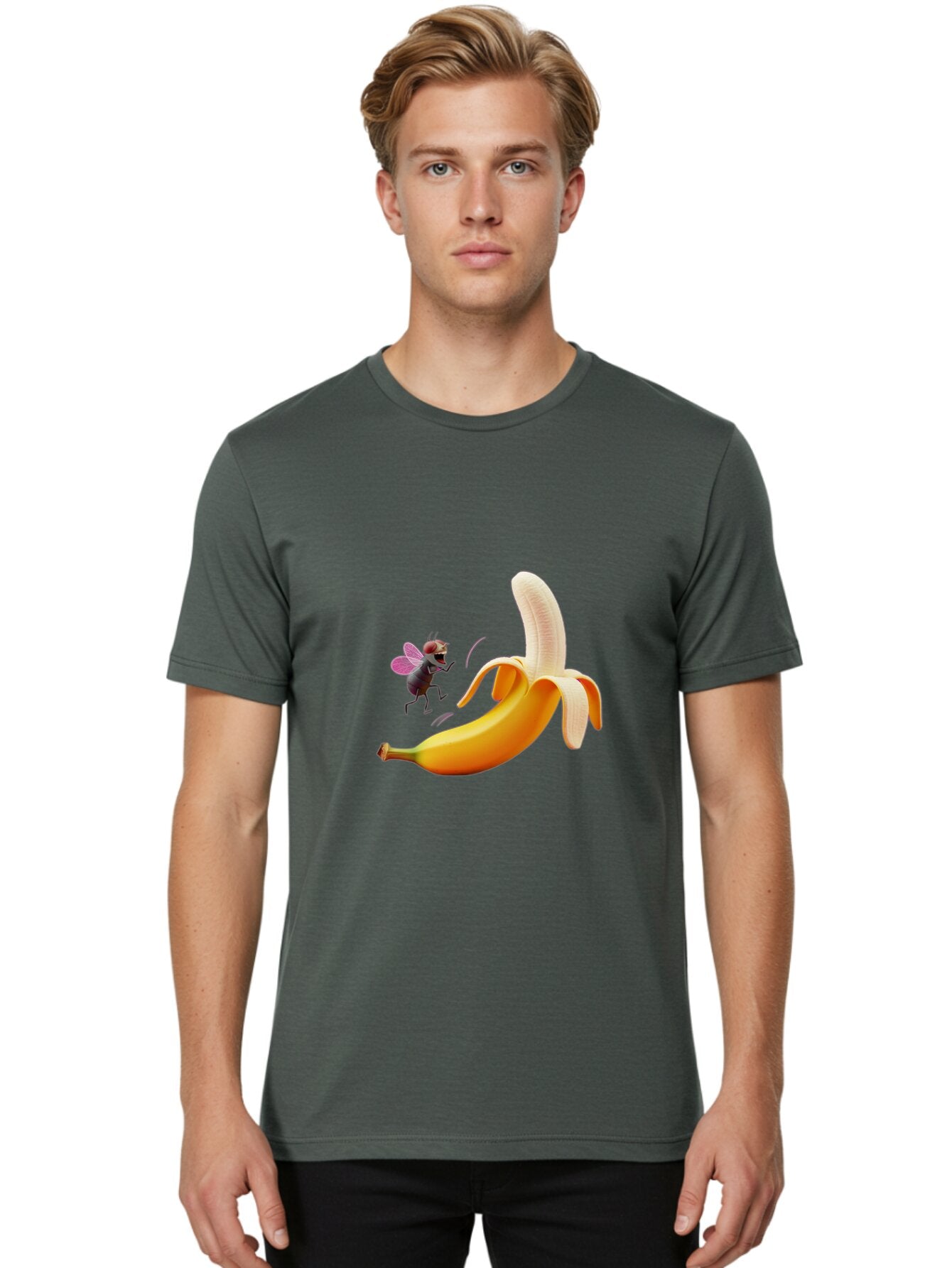 Fly-And-Banana Men'S Graphic Tee, 100% Cotton, Comfortable Casual Summer Wear, Machine Washable, Vintage Camera, Old Camera, Antique Camera, Black Camera, Classic Photography, Photography Equipment, Nostalgic Device, Film Camera, Camera Art Baq829 19
