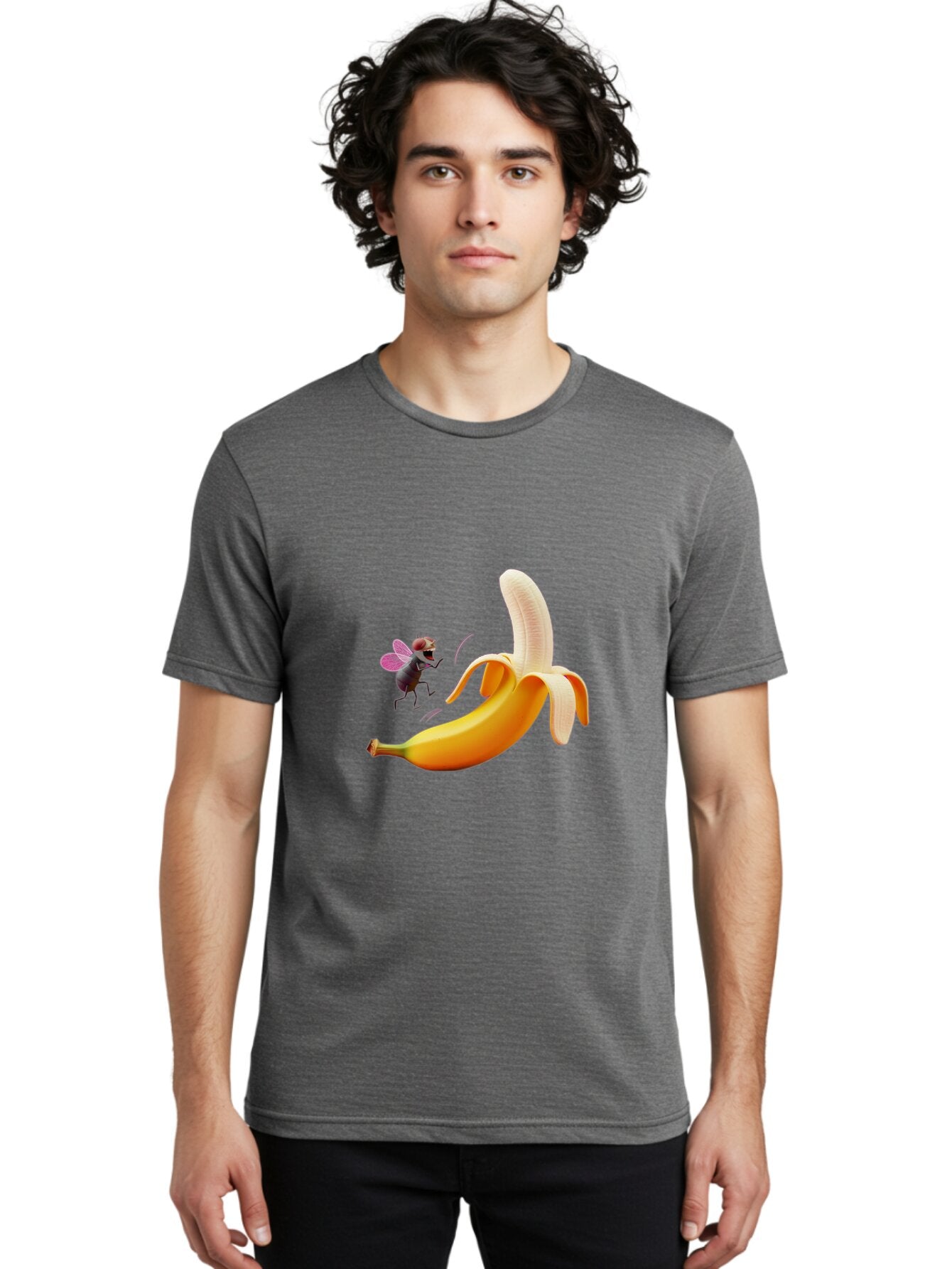 Fly-And-Banana Men'S Graphic Tee, 100% Cotton, Comfortable Casual Summer Wear, Machine Washable, Vintage Camera, Old Camera, Antique Camera, Black Camera, Classic Photography, Photography Equipment, Nostalgic Device, Film Camera, Camera Art Baq829 24