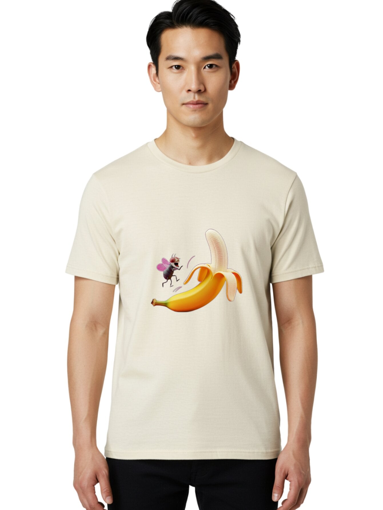 Fly-And-Banana Men'S Graphic Tee, 100% Cotton, Comfortable Casual Summer Wear, Machine Washable, Vintage Camera, Old Camera, Antique Camera, Black Camera, Classic Photography, Photography Equipment, Nostalgic Device, Film Camera, Camera Art Baq829 25