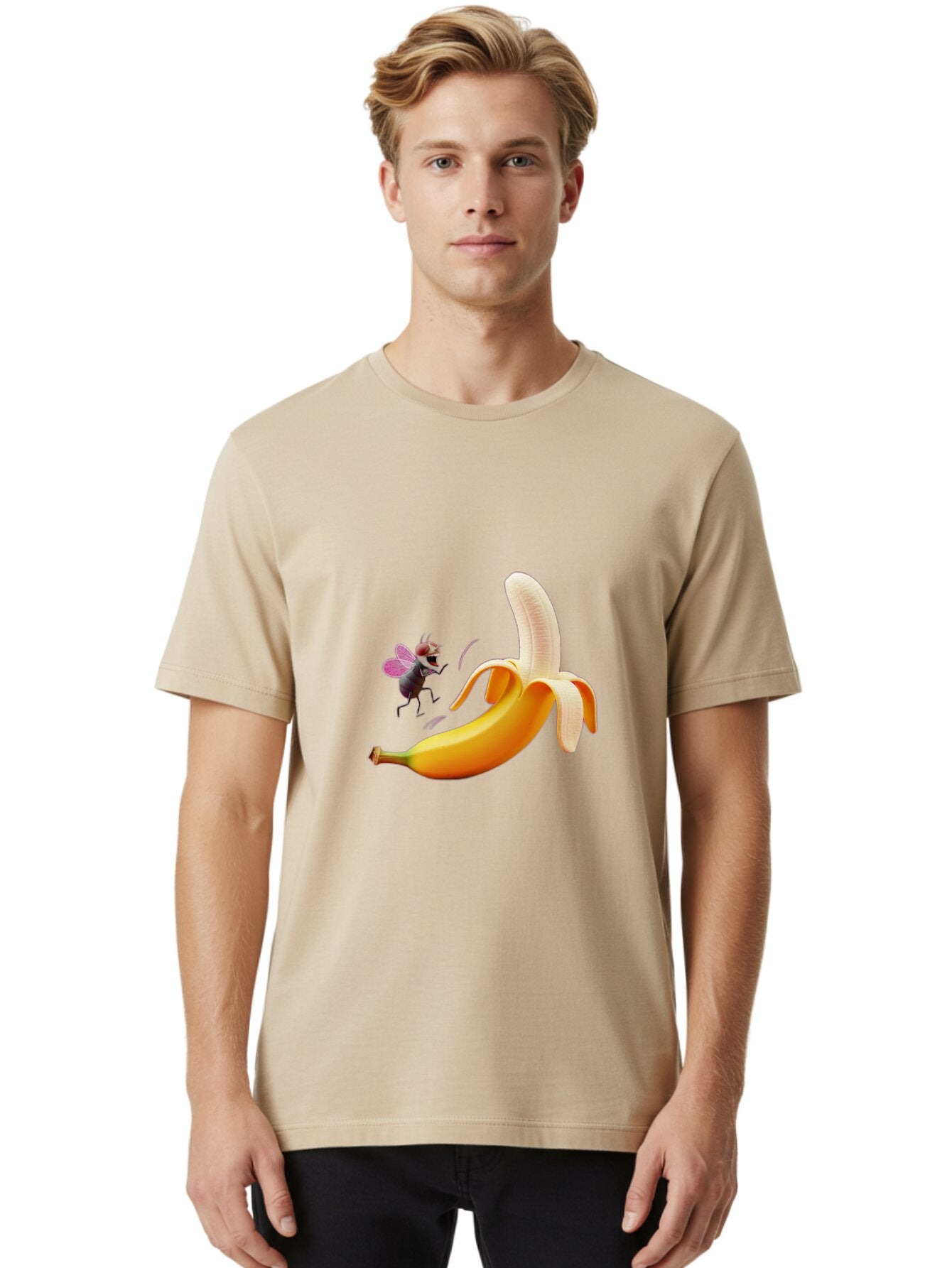 Fly-And-Banana Men'S Graphic Tee, 100% Cotton, Comfortable Casual Summer Wear, Machine Washable, Vintage Camera, Old Camera, Antique Camera, Black Camera, Classic Photography, Photography Equipment, Nostalgic Device, Film Camera, Camera Art Baq829 23