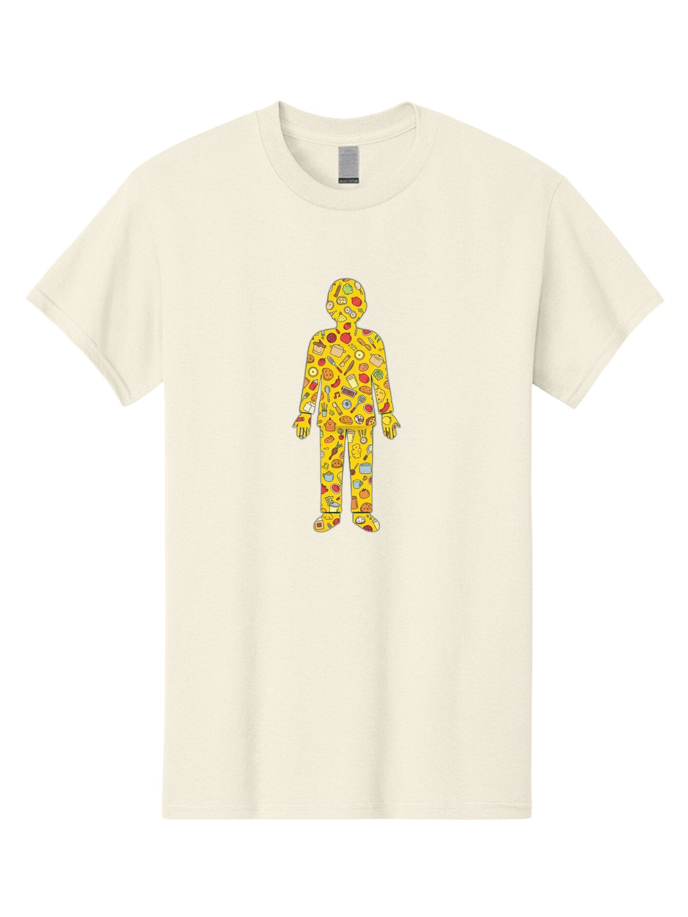 Food-Collage-Man Men'S Graphic Tee, 100% Cotton, Comfortable Casual Summer Wear, Machine Washable, Vintage Camera, Old Camera, Antique Camera, Black Camera, Classic Photography, Photography Equipment, Nostalgic Device, Film Camera, Camera Art Baq832 8