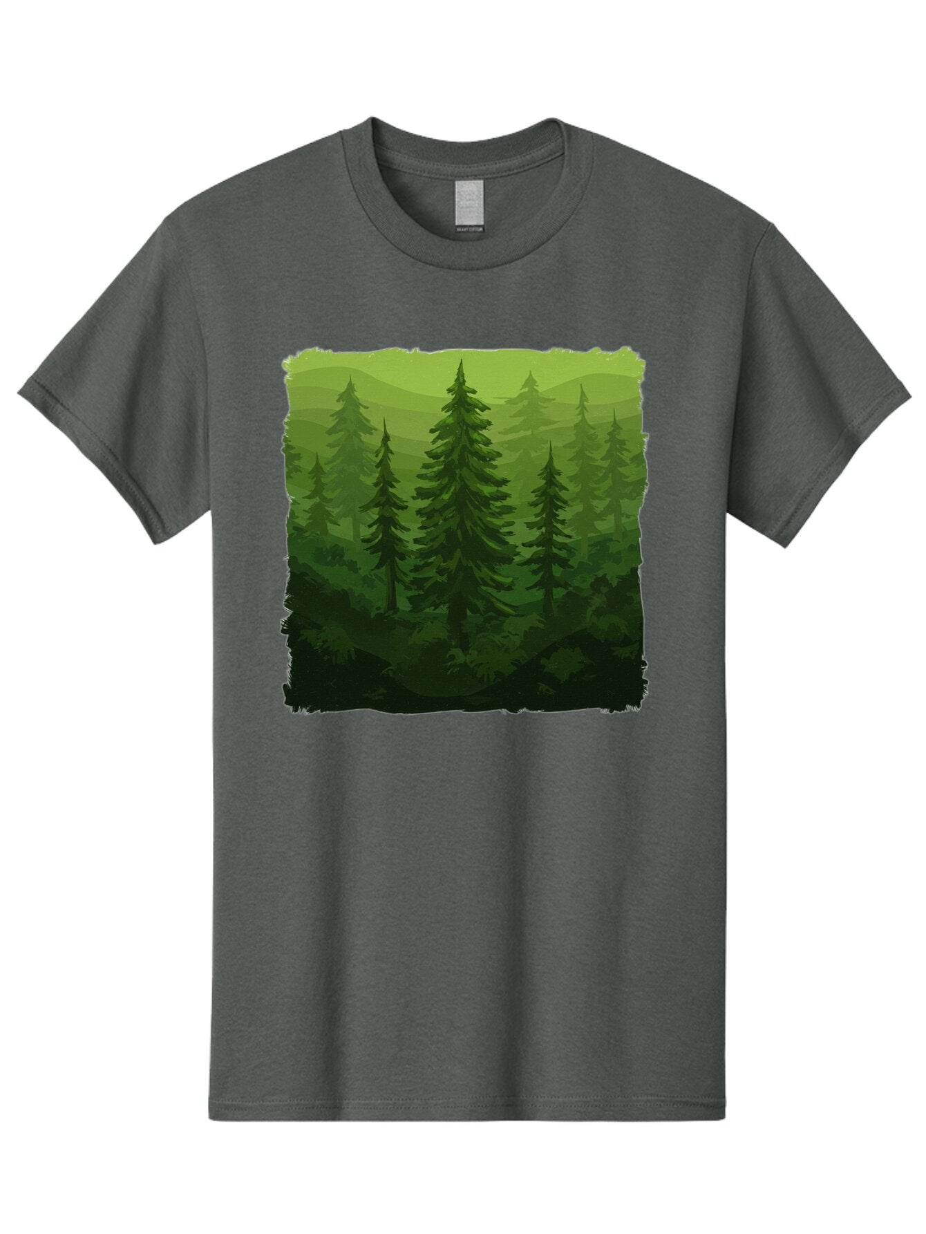 Forest Men'S Graphic Tee, 100% Cotton, Comfortable Casual Summer Wear, Machine Washable, Vintage Camera, Old Camera, Antique Camera, Black Camera, Classic Photography, Photography Equipment, Nostalgic Device, Film Camera, Camera Art Baq833 7