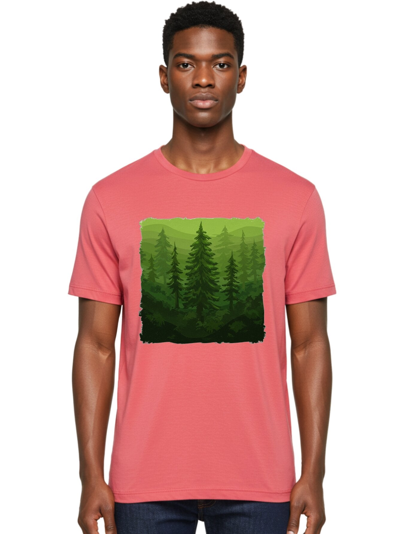 Forest Men'S Graphic Tee, 100% Cotton, Comfortable Casual Summer Wear, Machine Washable, Vintage Camera, Old Camera, Antique Camera, Black Camera, Classic Photography, Photography Equipment, Nostalgic Device, Film Camera, Camera Art Baq833 29
