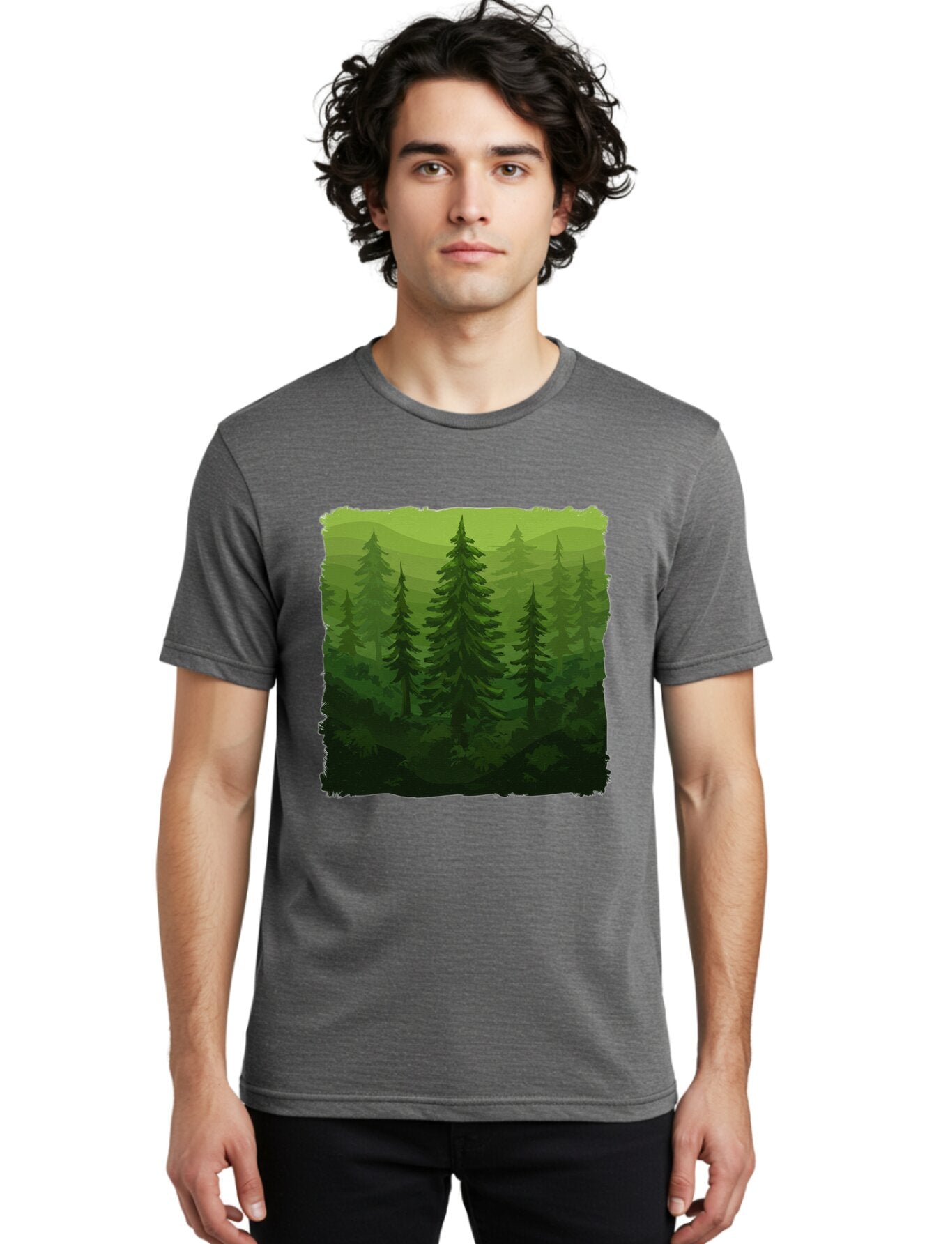 Forest Men'S Graphic Tee, 100% Cotton, Comfortable Casual Summer Wear, Machine Washable, Vintage Camera, Old Camera, Antique Camera, Black Camera, Classic Photography, Photography Equipment, Nostalgic Device, Film Camera, Camera Art Baq833 20