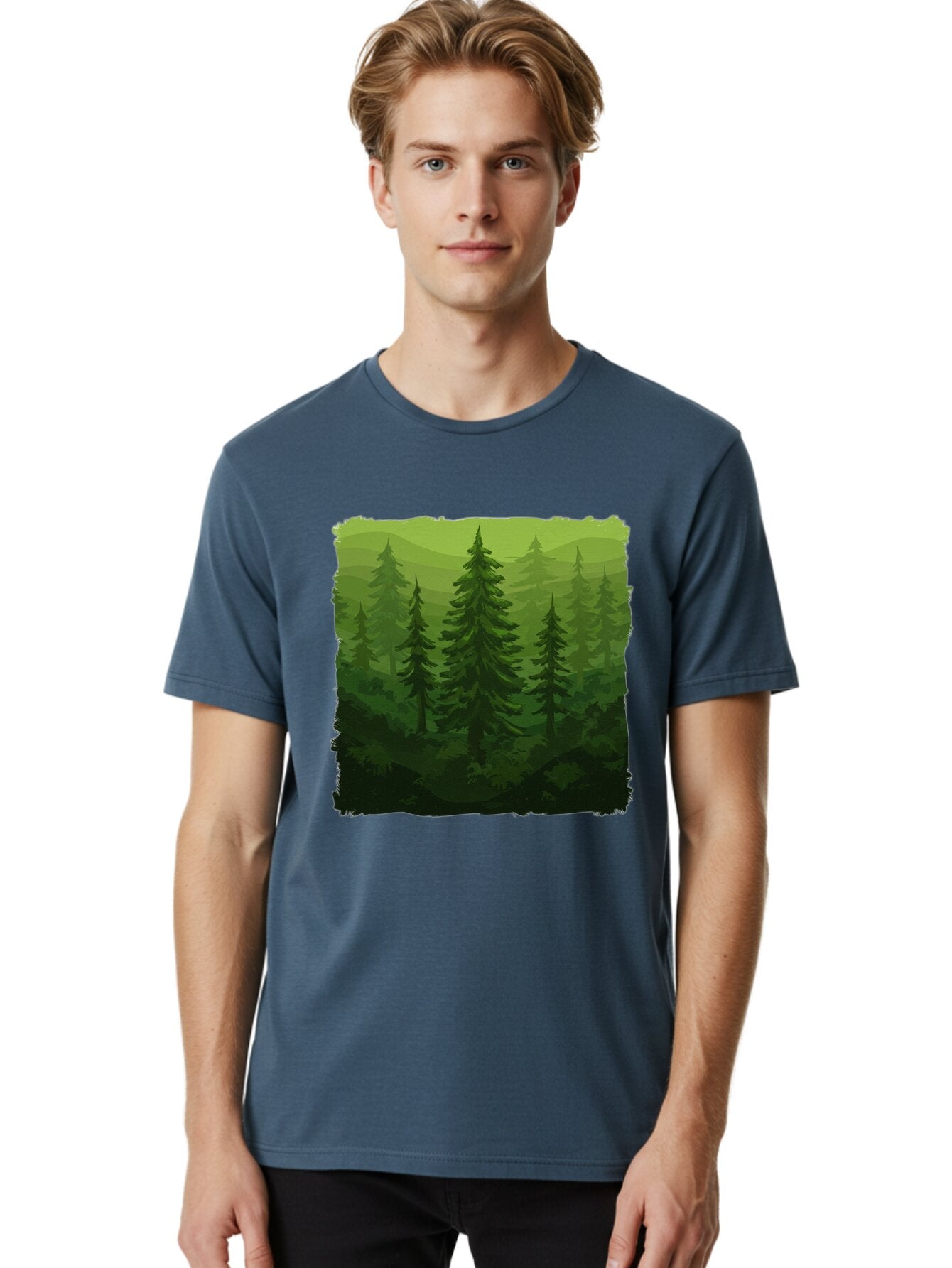 Forest Men'S Graphic Tee, 100% Cotton, Comfortable Casual Summer Wear, Machine Washable, Vintage Camera, Old Camera, Antique Camera, Black Camera, Classic Photography, Photography Equipment, Nostalgic Device, Film Camera, Camera Art Baq833 17