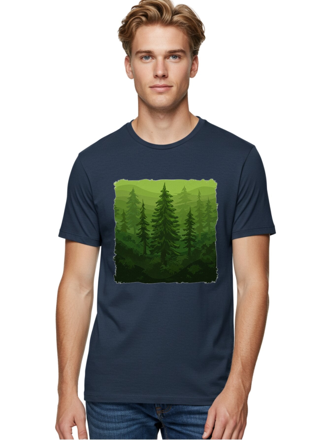 Forest Men'S Graphic Tee, 100% Cotton, Comfortable Casual Summer Wear, Machine Washable, Vintage Camera, Old Camera, Antique Camera, Black Camera, Classic Photography, Photography Equipment, Nostalgic Device, Film Camera, Camera Art Baq833 21