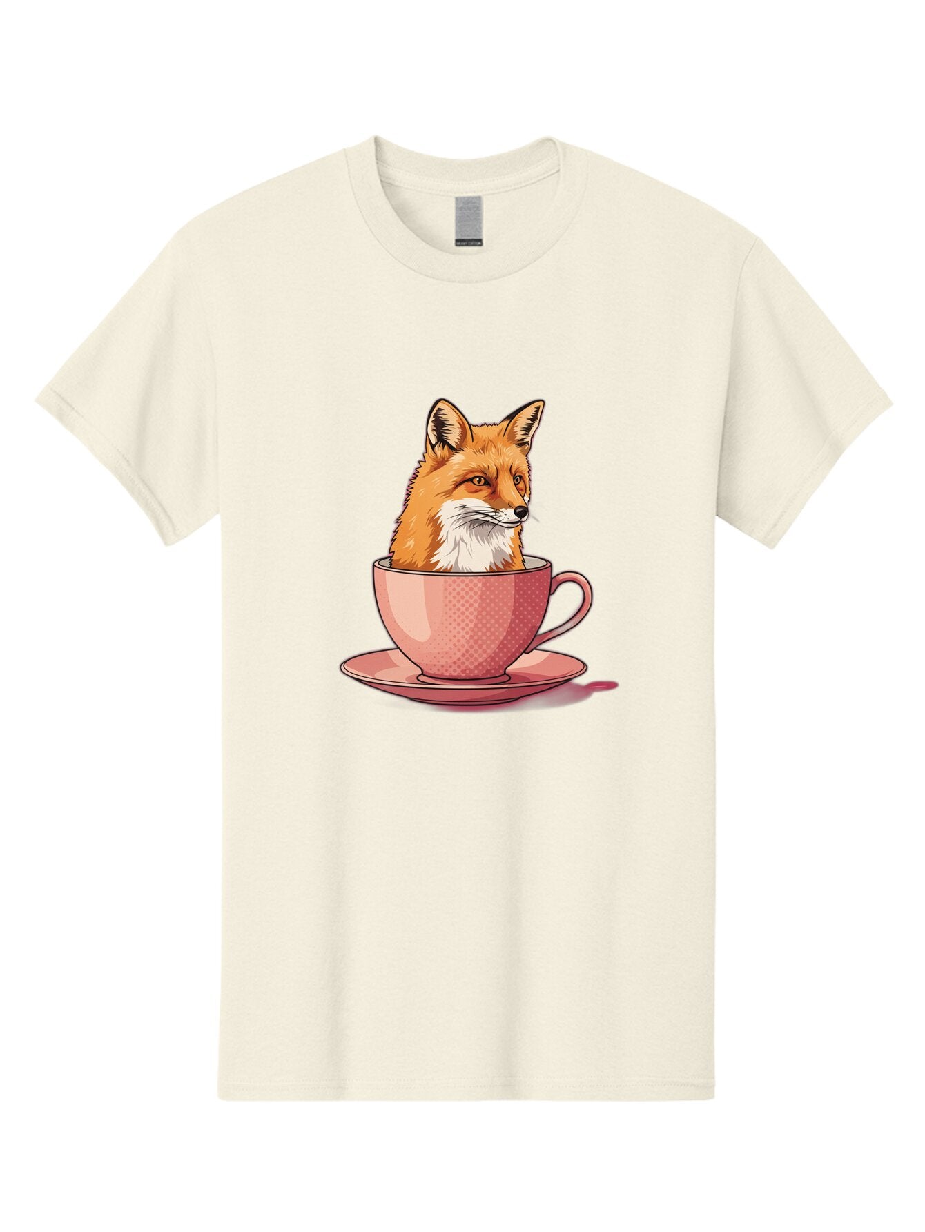 Fox-Head-In-Teacup Men'S Graphic Tee, 100% Cotton, Comfortable Casual Summer Wear, Machine Washable, Vintage Camera, Old Camera, Antique Camera, Black Camera, Classic Photography, Photography Equipment, Nostalgic Device, Film Camera, Baq834 4