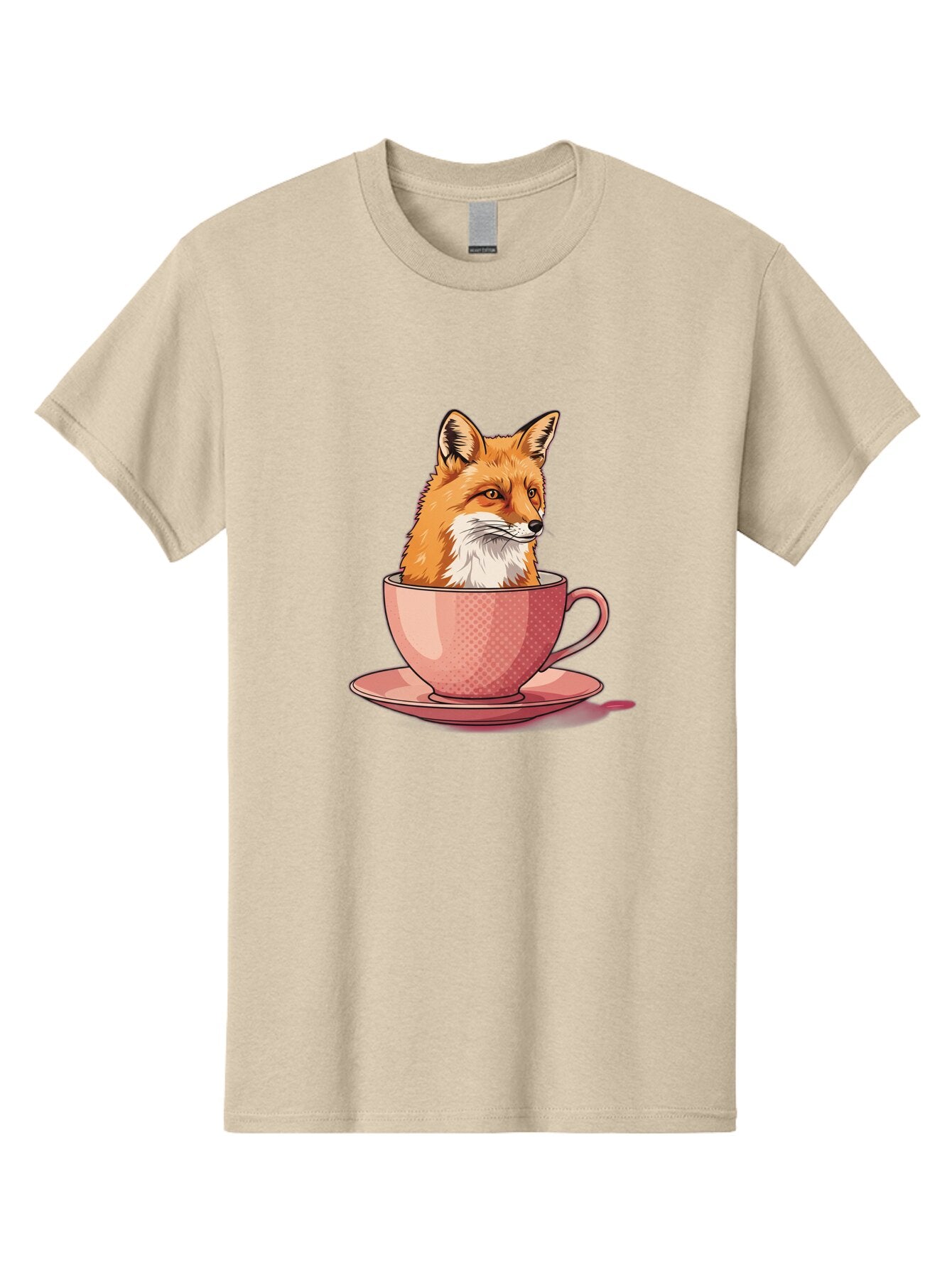 Fox-Head-In-Teacup Men'S Graphic Tee, 100% Cotton, Comfortable Casual Summer Wear, Machine Washable, Vintage Camera, Old Camera, Antique Camera, Black Camera, Classic Photography, Photography Equipment, Nostalgic Device, Film Camera, Baq834 6