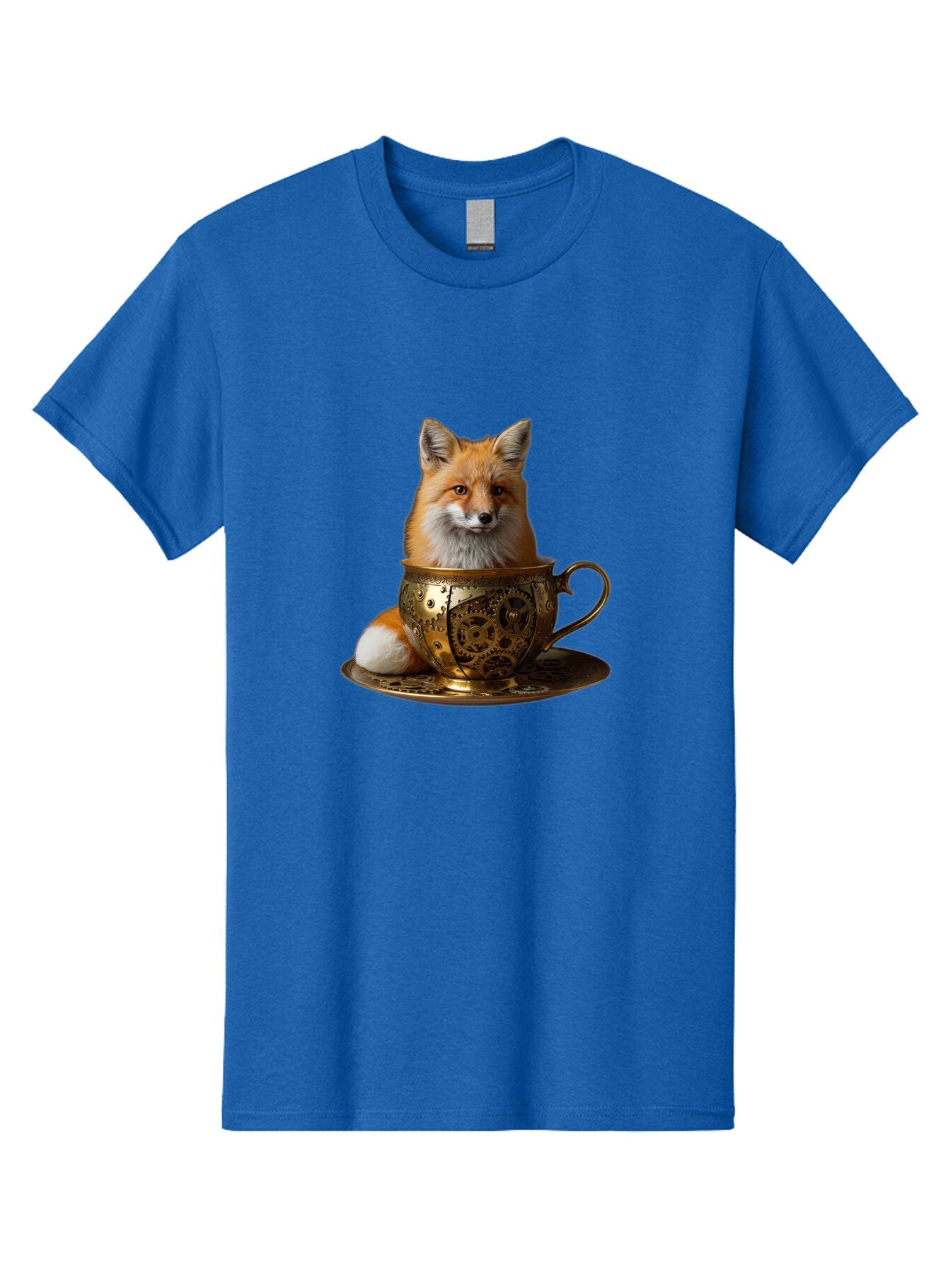 Fox-In-Cup-1 Men'S Graphic Tee, 100% Cotton, Comfortable Casual Summer Wear, Machine Washable, Vintage Camera, Old Camera, Antique Camera, Black Camera, Classic Photography, Photography Equipment, Nostalgic Device, Film Camera, Camera Art Baq835 10