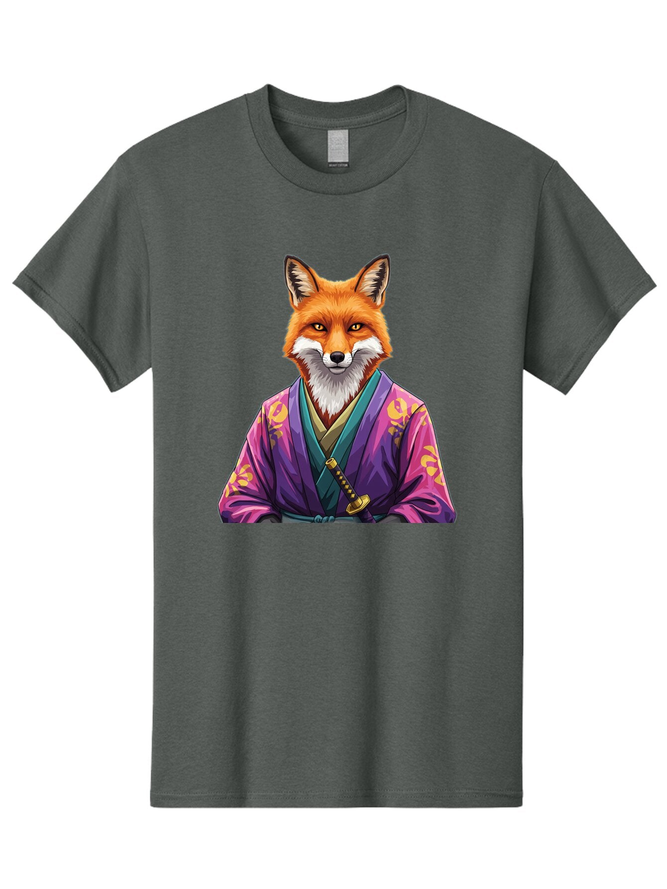 Fox-In-Kimono-1 Men'S Graphic Tee, 100% Cotton, Comfortable Casual Summer Wear, Machine Washable, Vintage Camera, Old Camera, Antique Camera, Black Camera, Classic Photography, Photography Equipment, Nostalgic Device, Film Camera, Camera Art Baq838 14