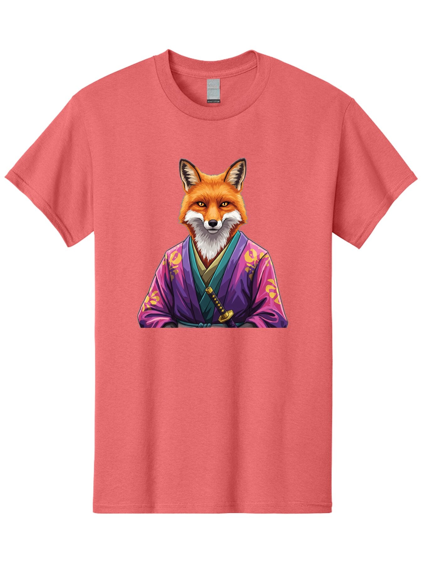 Fox-In-Kimono-1 Men'S Graphic Tee, 100% Cotton, Comfortable Casual Summer Wear, Machine Washable, Vintage Camera, Old Camera, Antique Camera, Black Camera, Classic Photography, Photography Equipment, Nostalgic Device, Film Camera, Camera Art Baq838 5