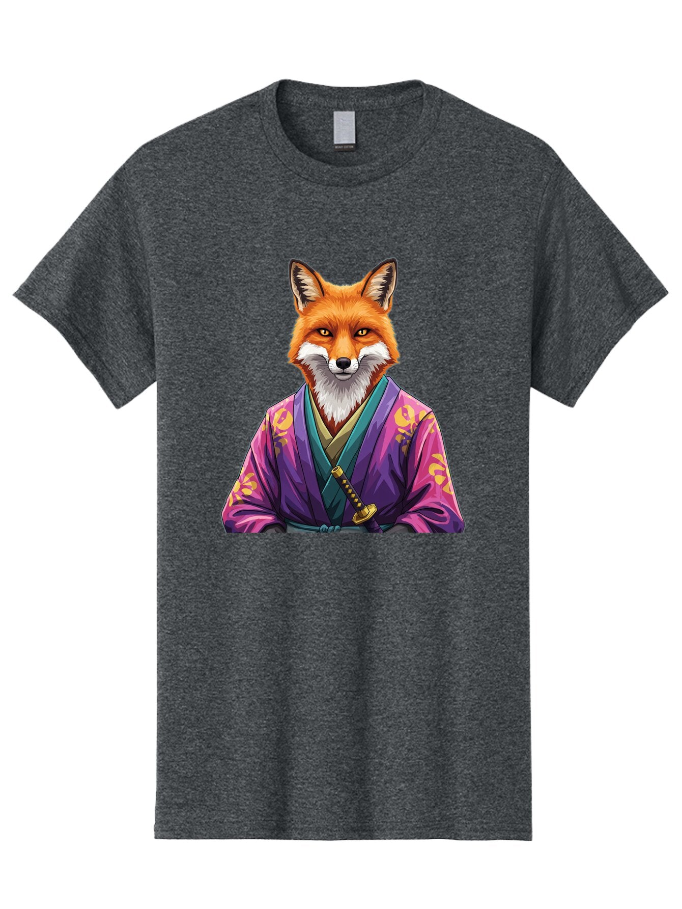 Fox-In-Kimono-1 Men'S Graphic Tee, 100% Cotton, Comfortable Casual Summer Wear, Machine Washable, Vintage Camera, Old Camera, Antique Camera, Black Camera, Classic Photography, Photography Equipment, Nostalgic Device, Film Camera, Camera Art Baq838 10