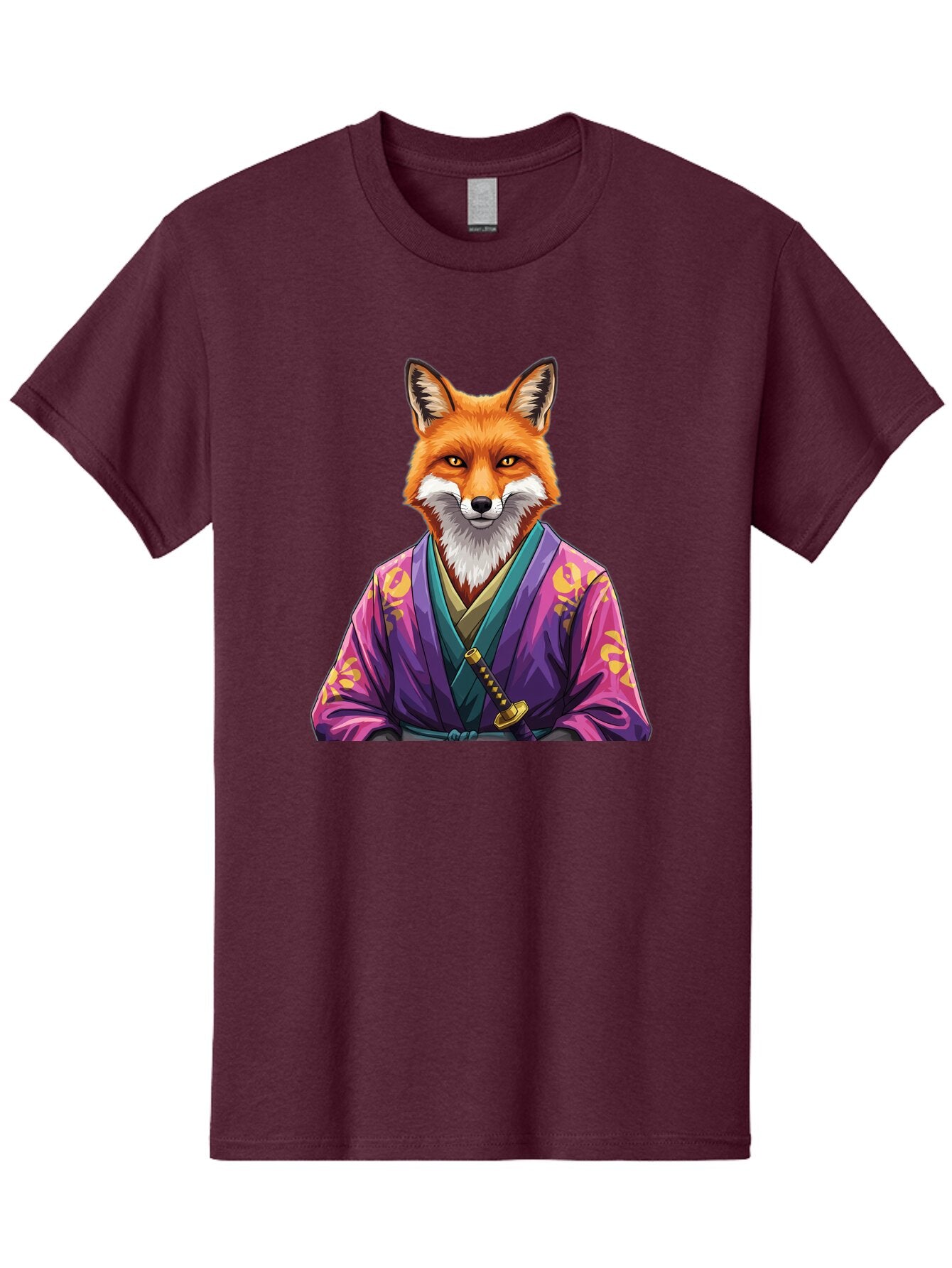 Fox-In-Kimono-1 Men'S Graphic Tee, 100% Cotton, Comfortable Casual Summer Wear, Machine Washable, Vintage Camera, Old Camera, Antique Camera, Black Camera, Classic Photography, Photography Equipment, Nostalgic Device, Film Camera, Camera Art Baq838 9