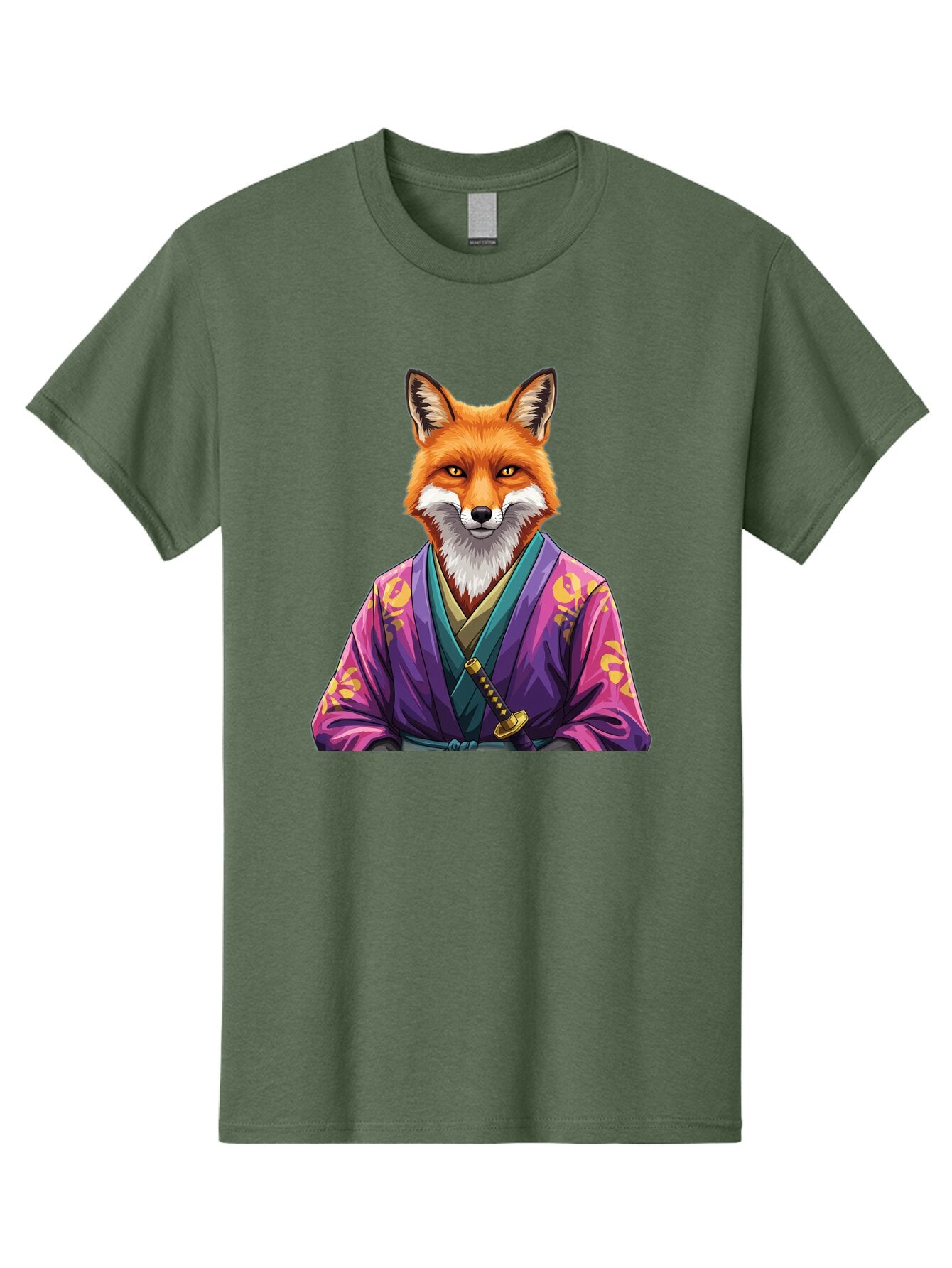 Fox-In-Kimono-1 Men'S Graphic Tee, 100% Cotton, Comfortable Casual Summer Wear, Machine Washable, Vintage Camera, Old Camera, Antique Camera, Black Camera, Classic Photography, Photography Equipment, Nostalgic Device, Film Camera, Camera Art Baq838 6
