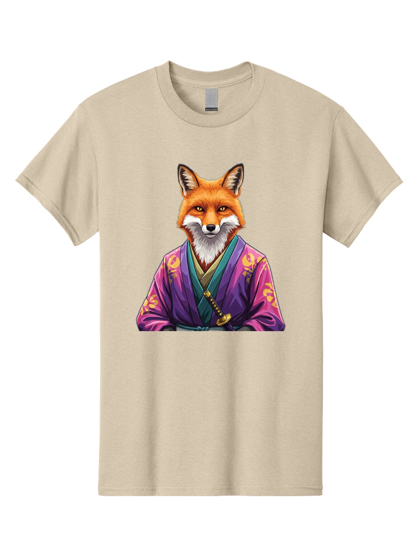 Fox-In-Kimono-1 Men'S Graphic Tee, 100% Cotton, Comfortable Casual Summer Wear, Machine Washable, Vintage Camera, Old Camera, Antique Camera, Black Camera, Classic Photography, Photography Equipment, Nostalgic Device, Film Camera, Camera Art Baq838 11