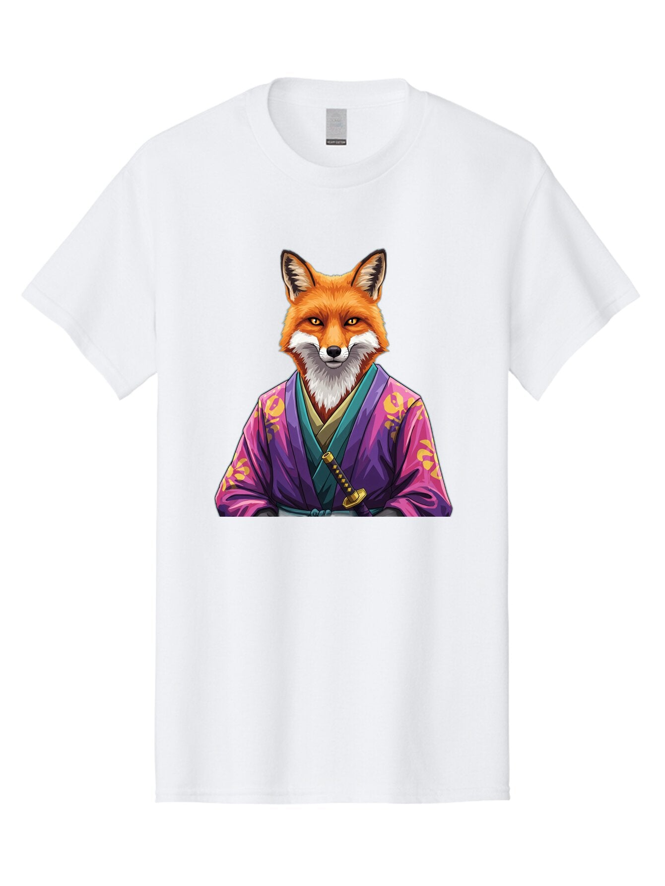 Fox-In-Kimono-1 Men'S Graphic Tee, 100% Cotton, Comfortable Casual Summer Wear, Machine Washable, Vintage Camera, Old Camera, Antique Camera, Black Camera, Classic Photography, Photography Equipment, Nostalgic Device, Film Camera, Camera Art Baq838 15