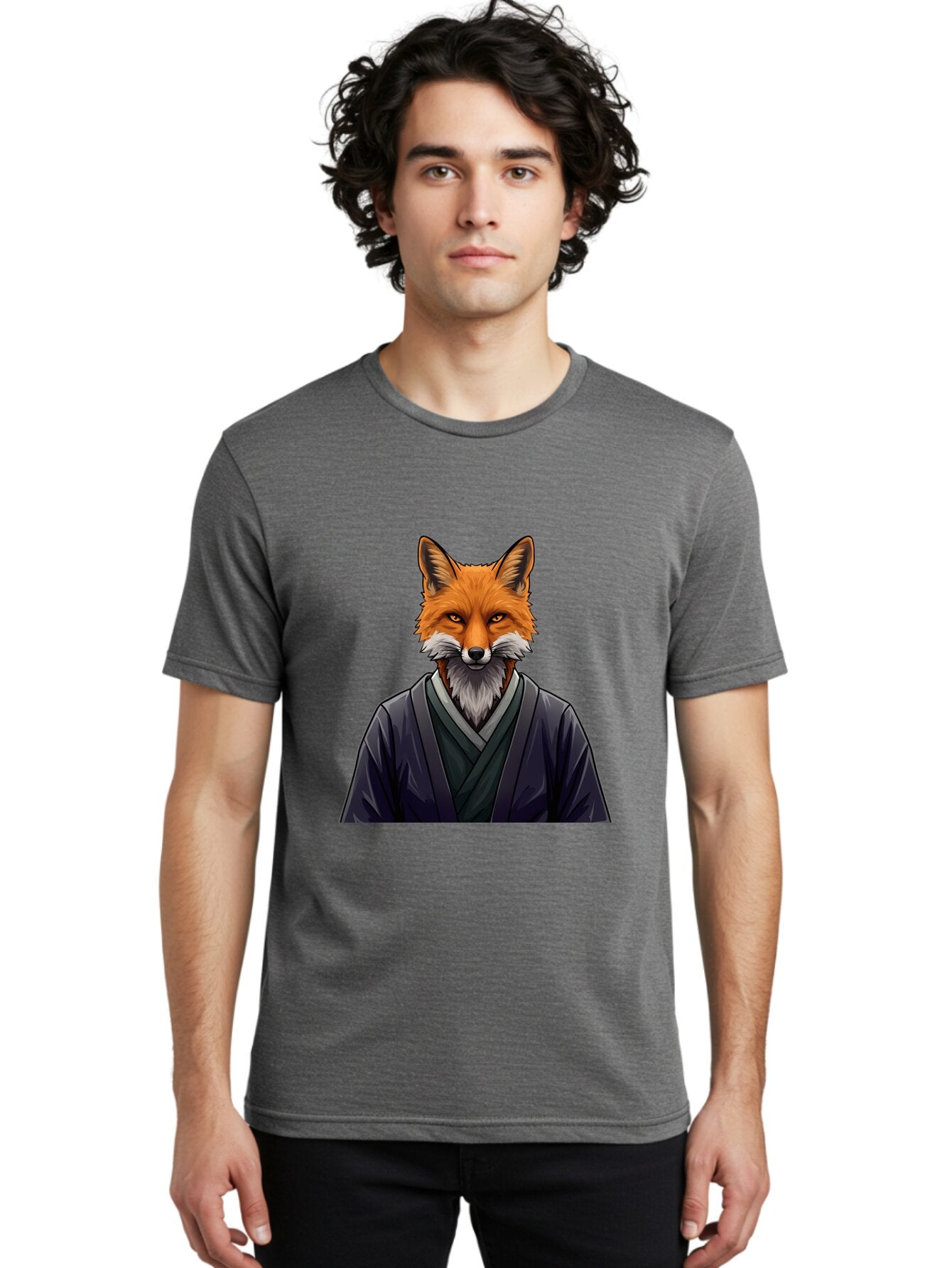 Fox-In-Kimono-2 Men'S Graphic Tee, 100% Cotton, Comfortable Casual Summer Wear, Machine Washable, Vintage Camera, Old Camera, Antique Camera, Black Camera, Classic Photography, Photography Equipment, Nostalgic Device, Film Camera, Camera Art Baq839 19