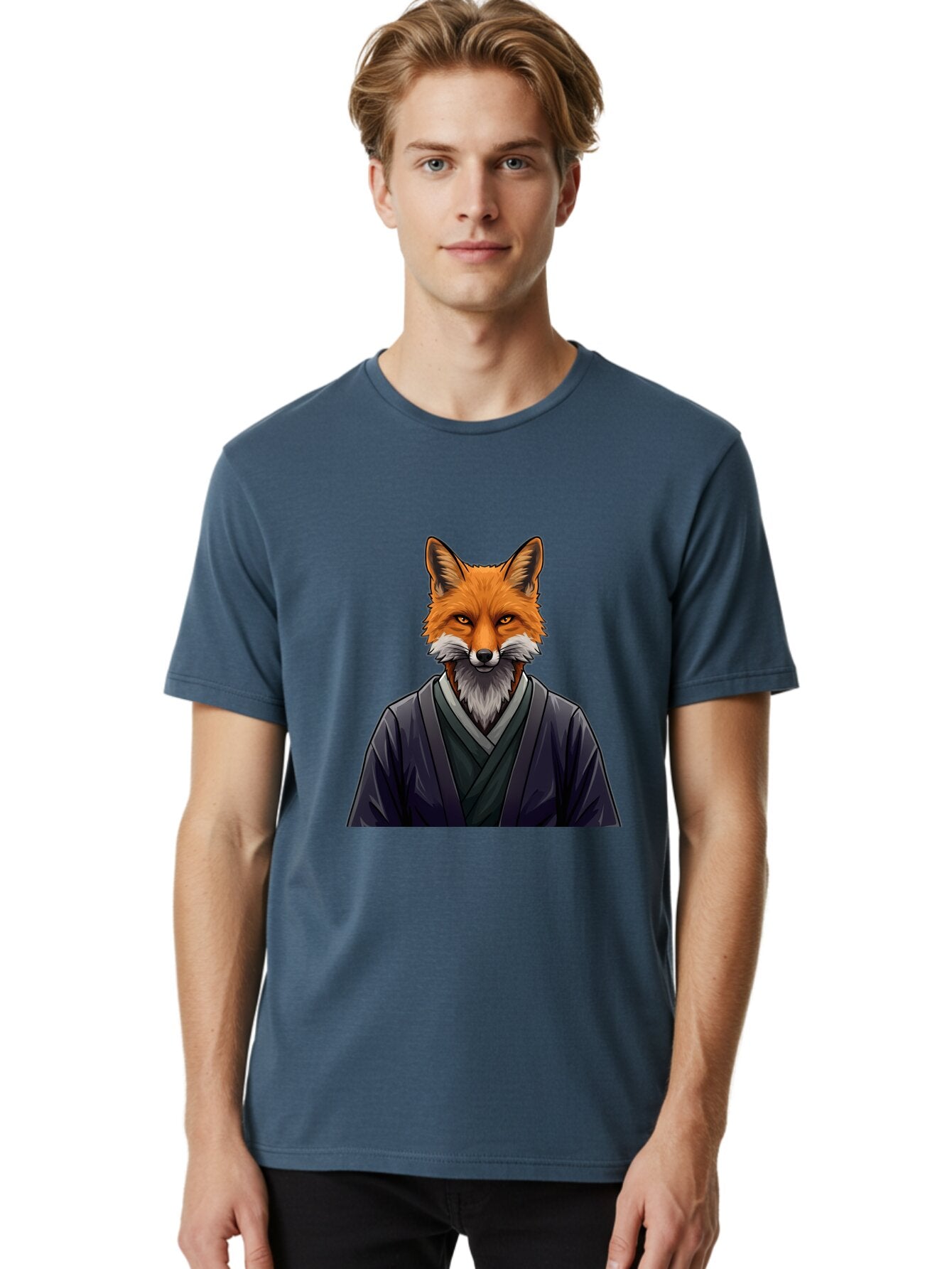 Fox-In-Kimono-2 Men'S Graphic Tee, 100% Cotton, Comfortable Casual Summer Wear, Machine Washable, Vintage Camera, Old Camera, Antique Camera, Black Camera, Classic Photography, Photography Equipment, Nostalgic Device, Film Camera, Camera Art Baq839 16
