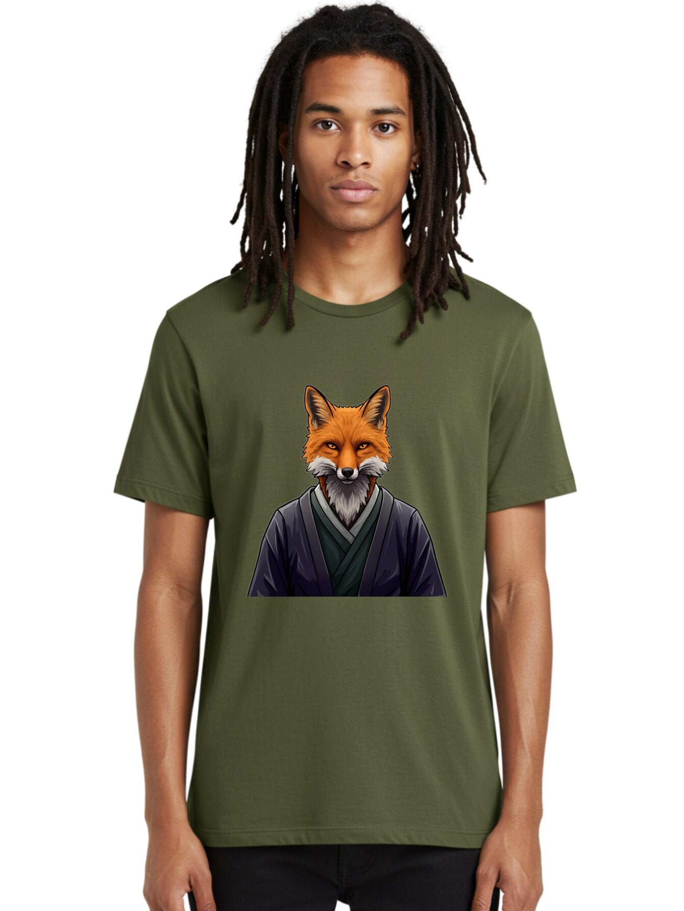 Fox-In-Kimono-2 Men'S Graphic Tee, 100% Cotton, Comfortable Casual Summer Wear, Machine Washable, Vintage Camera, Old Camera, Antique Camera, Black Camera, Classic Photography, Photography Equipment, Nostalgic Device, Film Camera, Camera Art Baq839 27