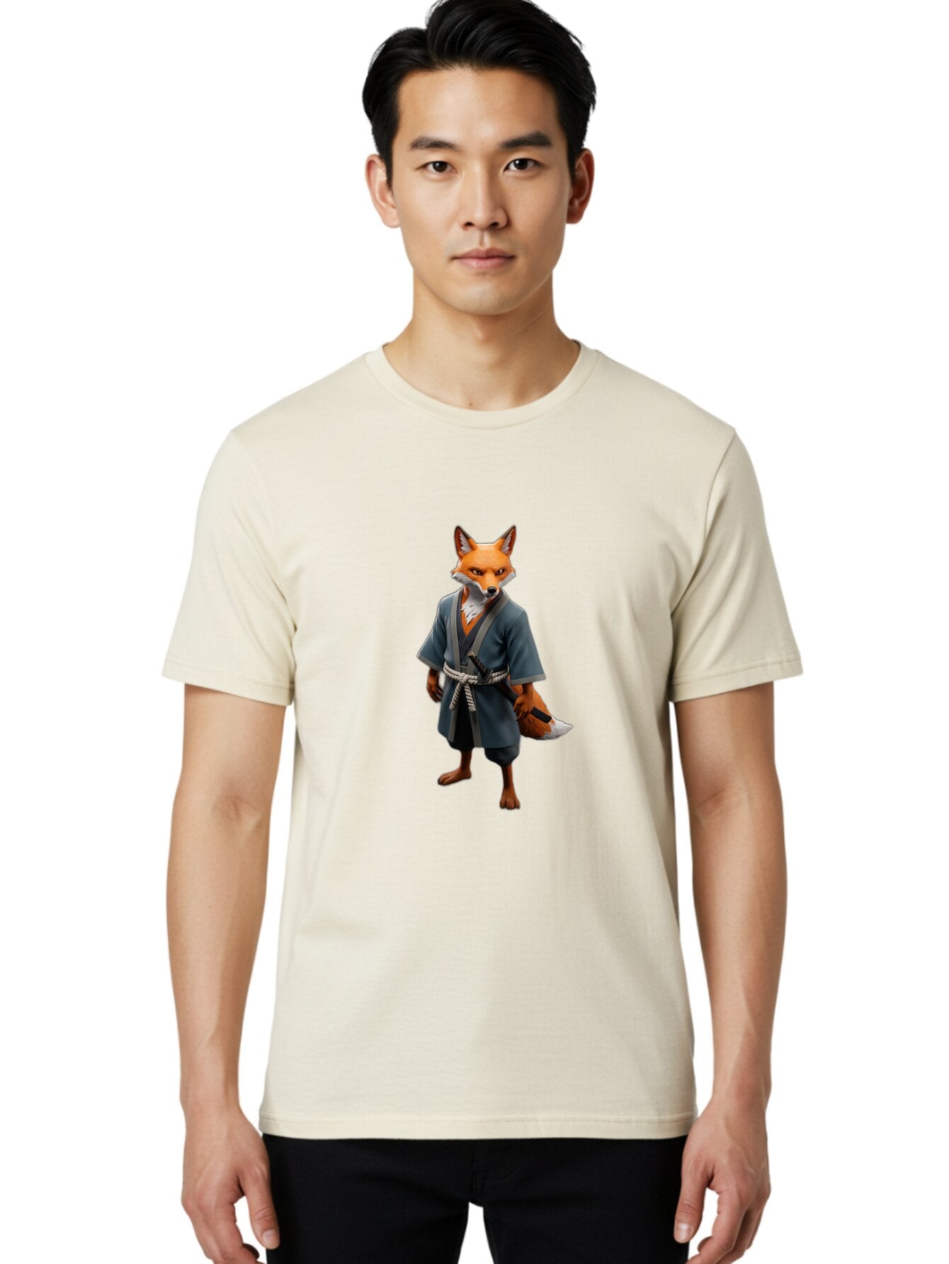 Fox-In-Kimono-3 Men'S Graphic Tee, 100% Cotton, Comfortable Casual Summer Wear, Machine Washable, Vintage Camera, Old Camera, Antique Camera, Black Camera, Classic Photography, Photography Equipment, Nostalgic Device, Film Camera, Camera Art Baq840 29