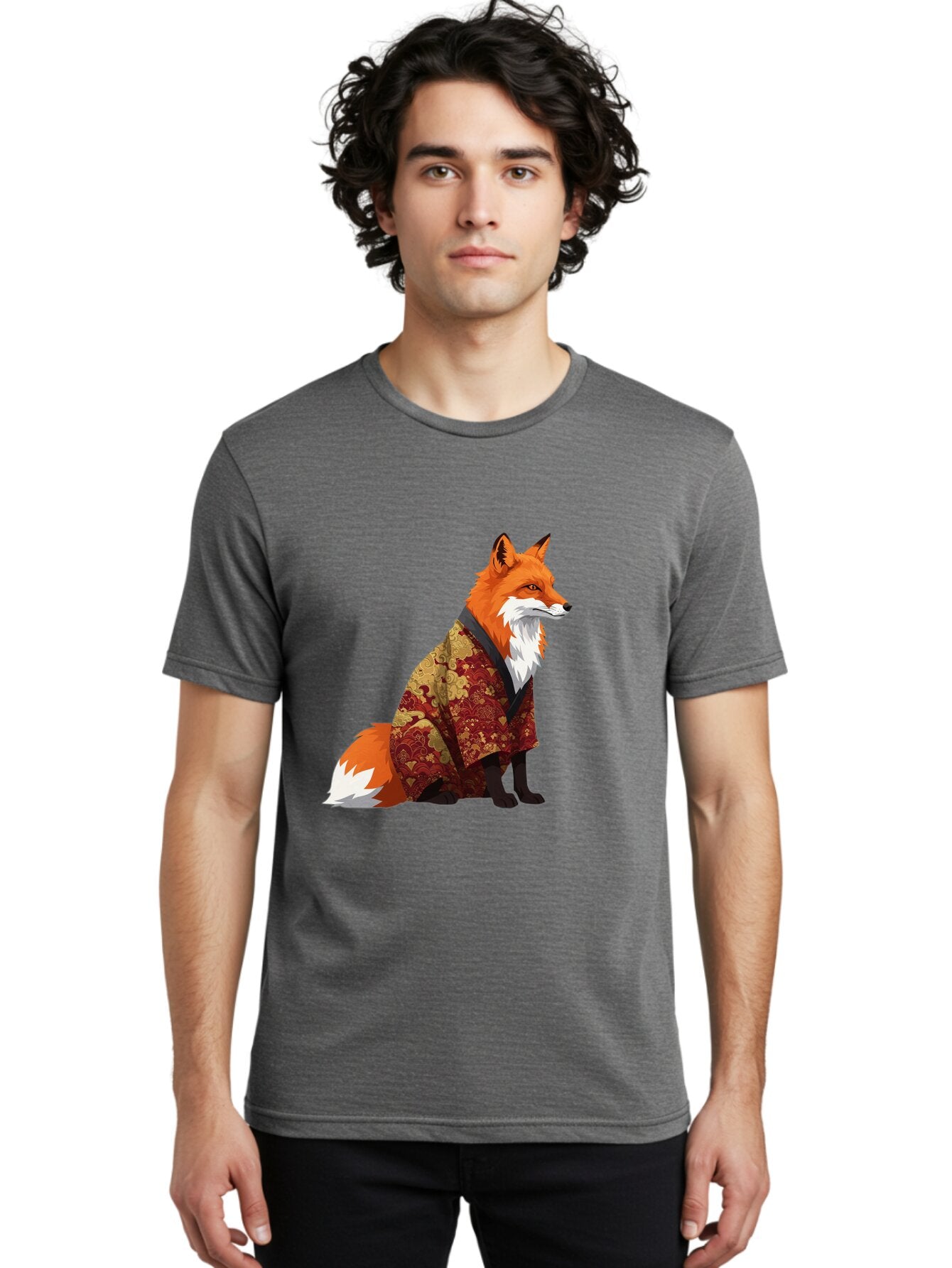 Fox-In-Kimono Men'S Graphic Tee, 100% Cotton, Comfortable Casual Summer Wear, Machine Washable, Vintage Camera, Old Camera, Antique Camera, Black Camera, Classic Photography, Photography Equipment, Nostalgic Device, Film Camera, Camera Art Baq841 23