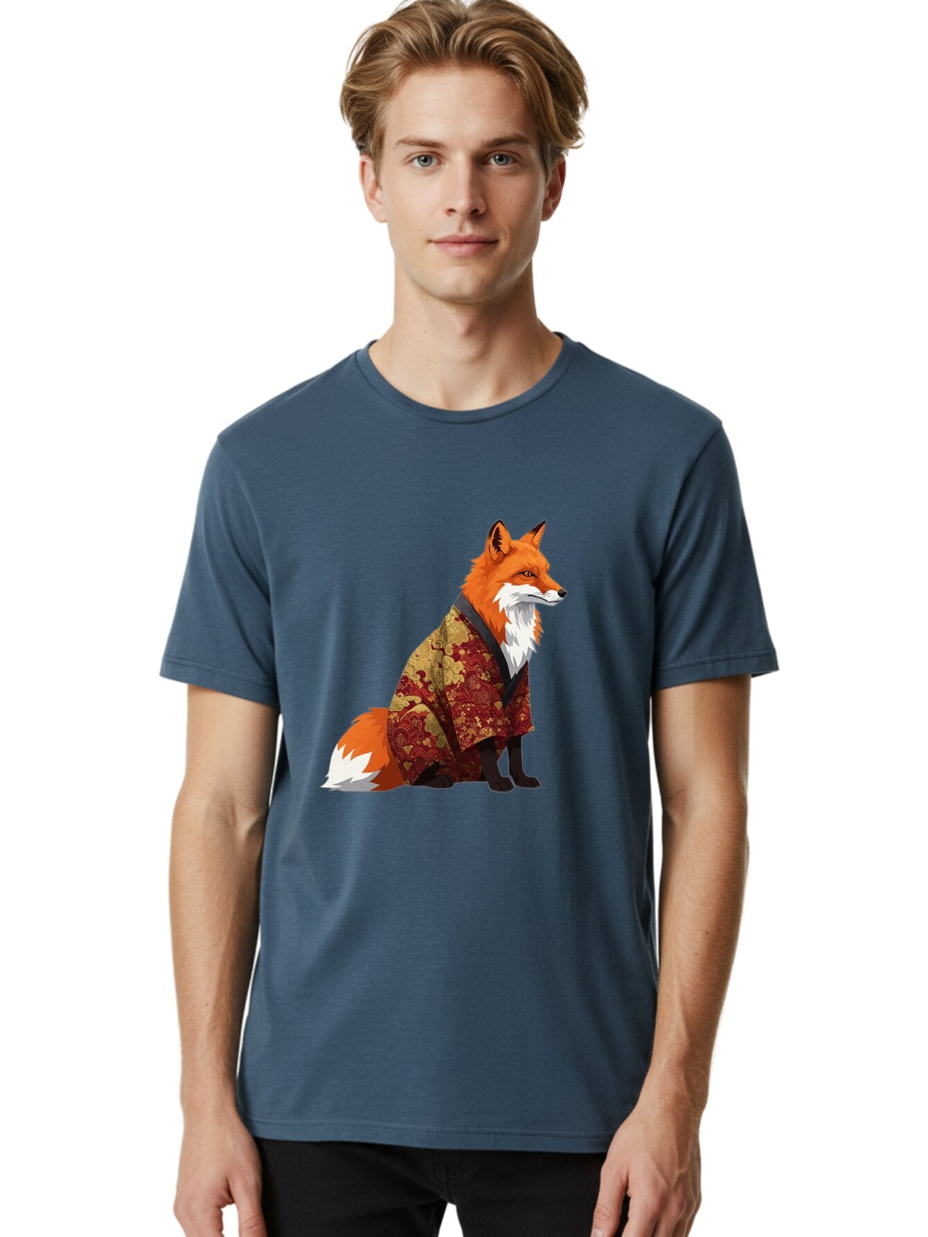 Fox-In-Kimono Men'S Graphic Tee, 100% Cotton, Comfortable Casual Summer Wear, Machine Washable, Vintage Camera, Old Camera, Antique Camera, Black Camera, Classic Photography, Photography Equipment, Nostalgic Device, Film Camera, Camera Art Baq841 27