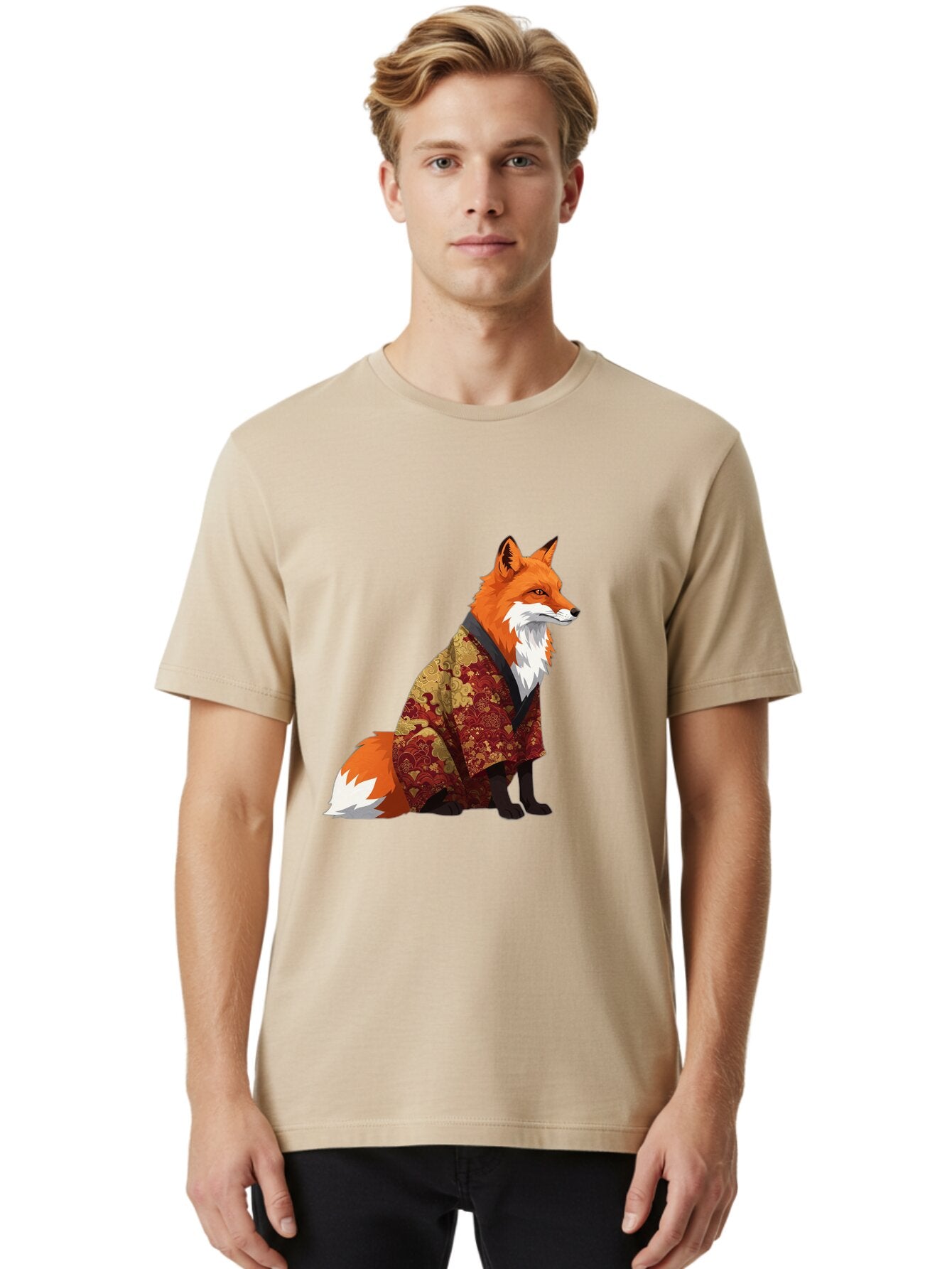 Fox-In-Kimono Men'S Graphic Tee, 100% Cotton, Comfortable Casual Summer Wear, Machine Washable, Vintage Camera, Old Camera, Antique Camera, Black Camera, Classic Photography, Photography Equipment, Nostalgic Device, Film Camera, Camera Art Baq841 21