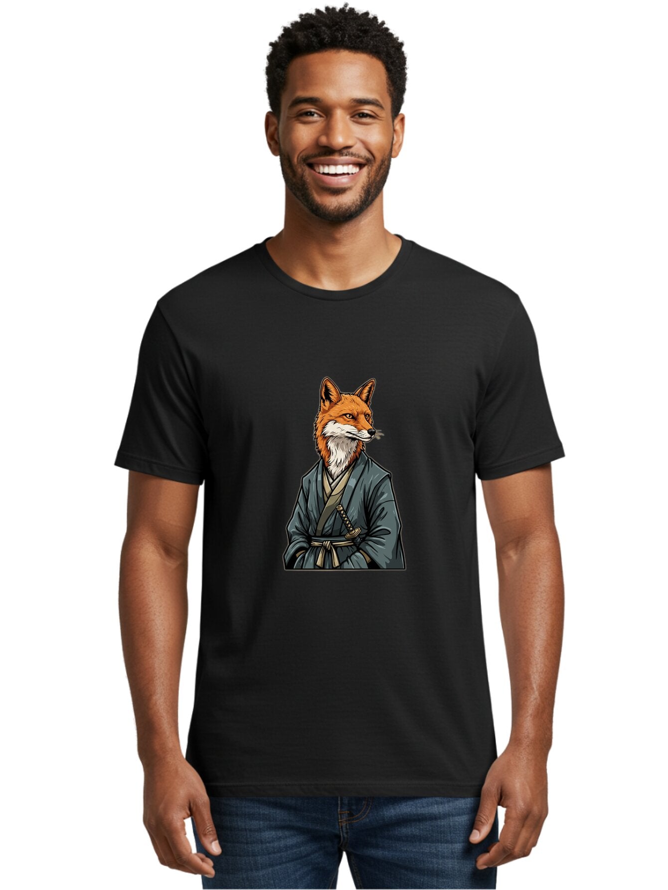 Fox-In-Robe-1 Men'S Graphic Tee, 100% Cotton, Comfortable Casual Summer Wear, Machine Washable, Vintage Camera, Old Camera, Antique Camera, Black Camera, Classic Photography, Photography Equipment, Nostalgic Device, Film Camera, Camera Art Baq842 30