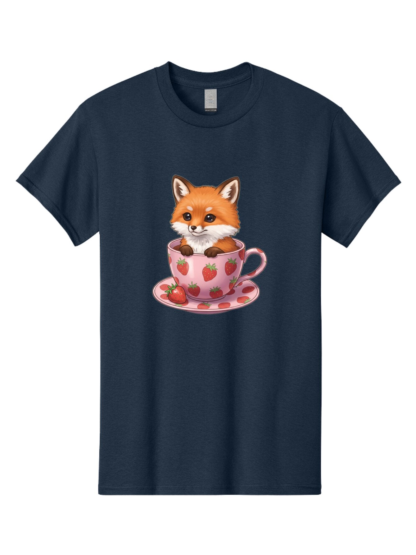 Fox-In-Strawberry-Tea-Cup Men'S Graphic Tee, 100% Cotton, Comfortable Casual Summer Wear, Machine Washable, Vintage Camera, Old Camera, Antique Camera, Black Camera, Classic Photography, Photography Equipment, Nostalgic Device, Film Camera, Baq844 10