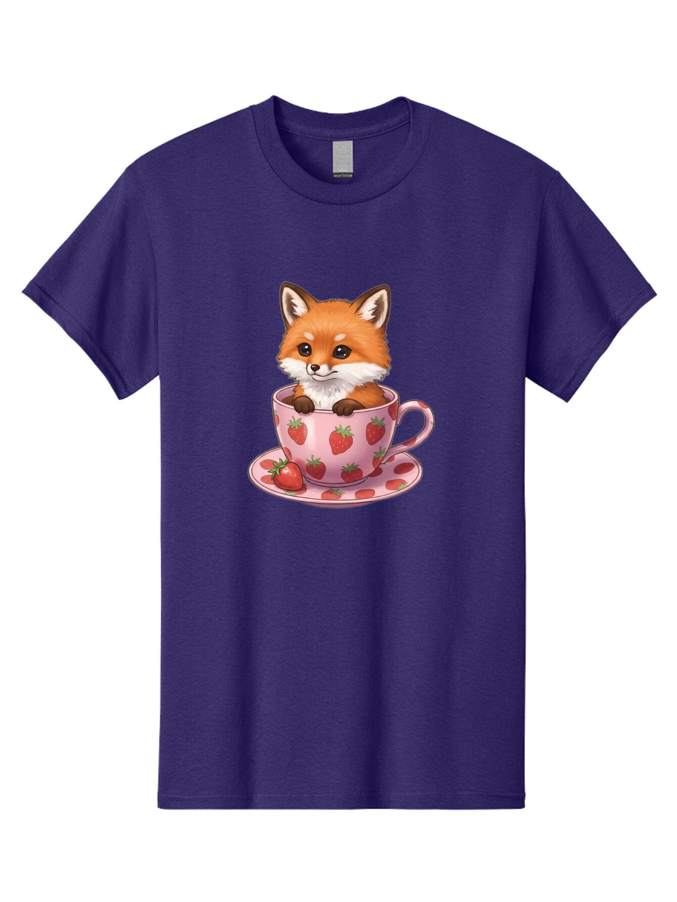 Fox-In-Strawberry-Tea-Cup Men'S Graphic Tee, 100% Cotton, Comfortable Casual Summer Wear, Machine Washable, Vintage Camera, Old Camera, Antique Camera, Black Camera, Classic Photography, Photography Equipment, Nostalgic Device, Film Camera, Baq844 7